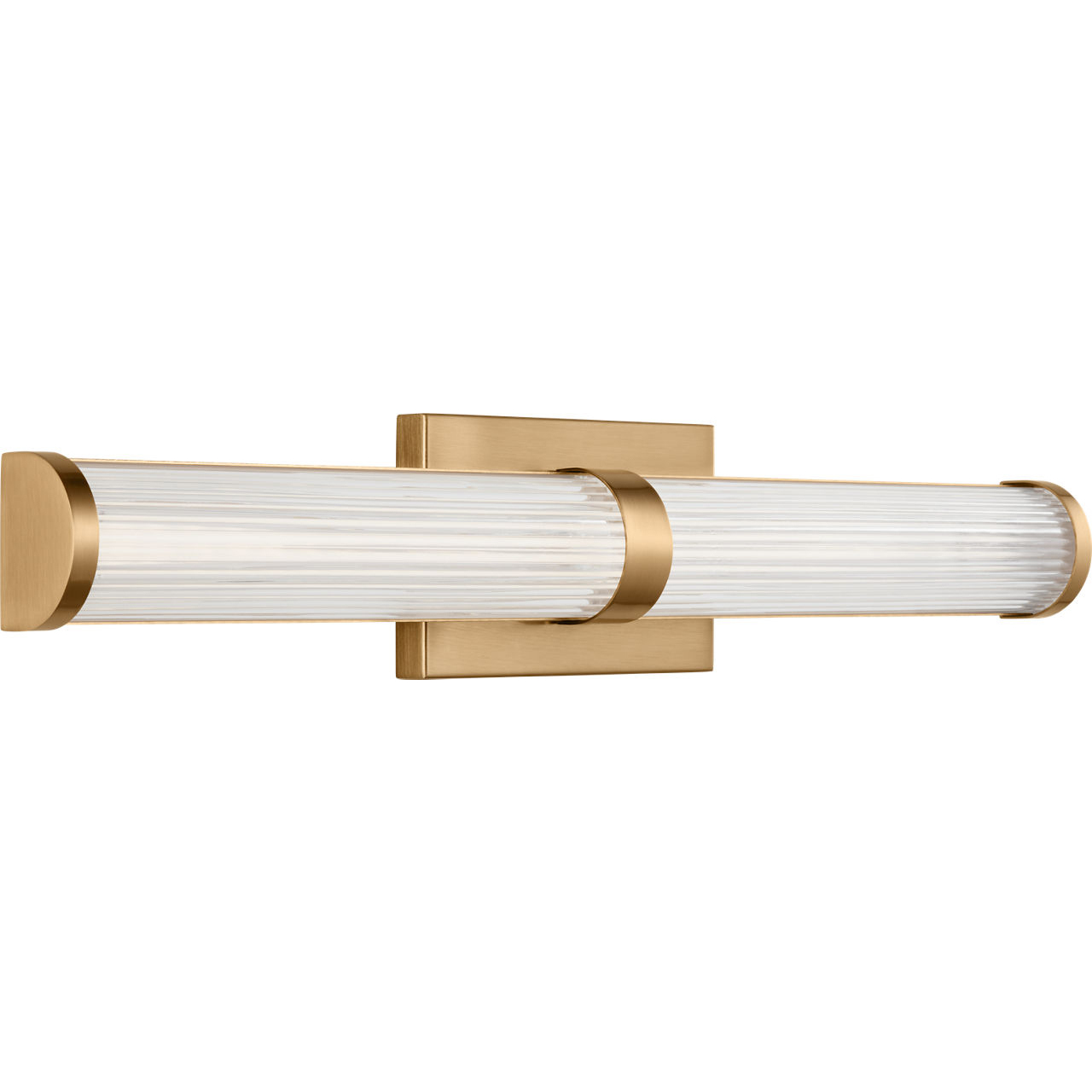Syden LED 4.75 inch Satin Brass Bath Vanity Wall Light