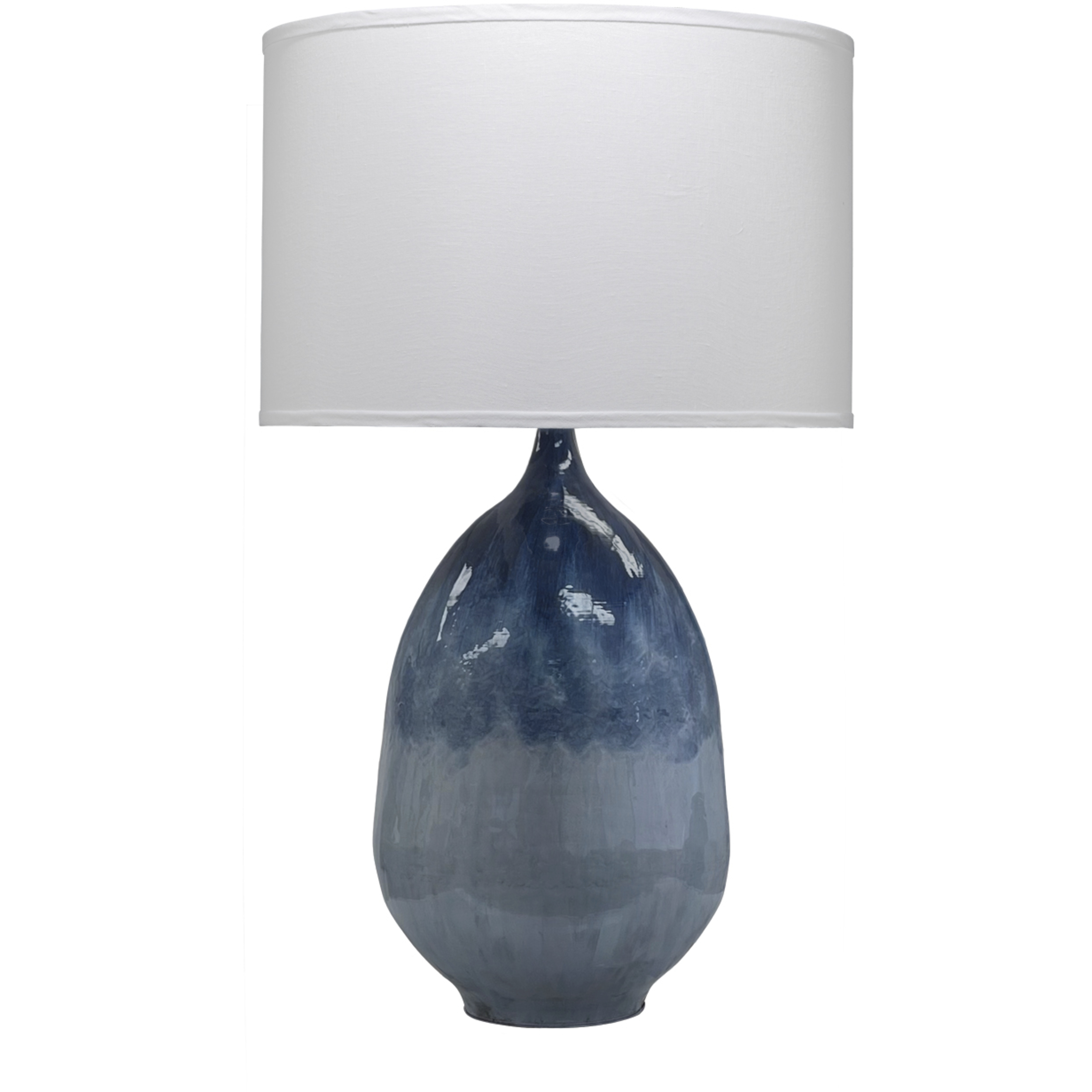 Twilight 34.75 inch 150 watt Blue Table Lamp Portable Light