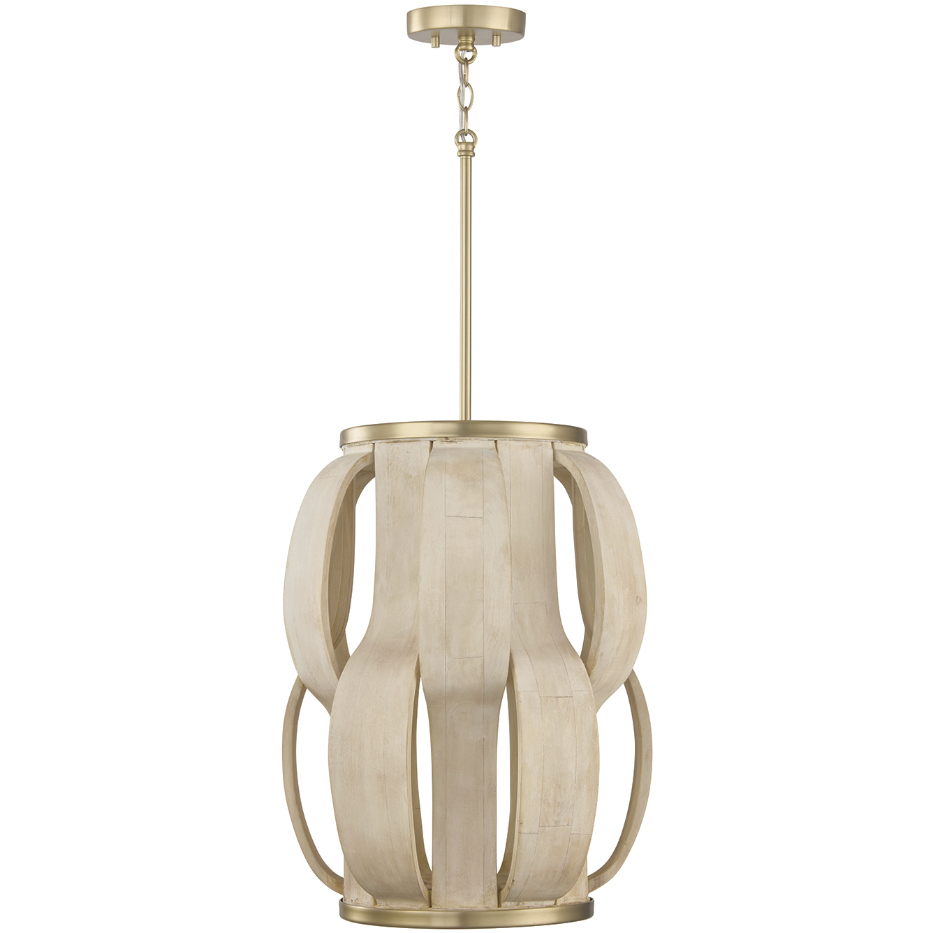 Willa 1 Light 16 inch Matte Brass Pendant Ceiling Light