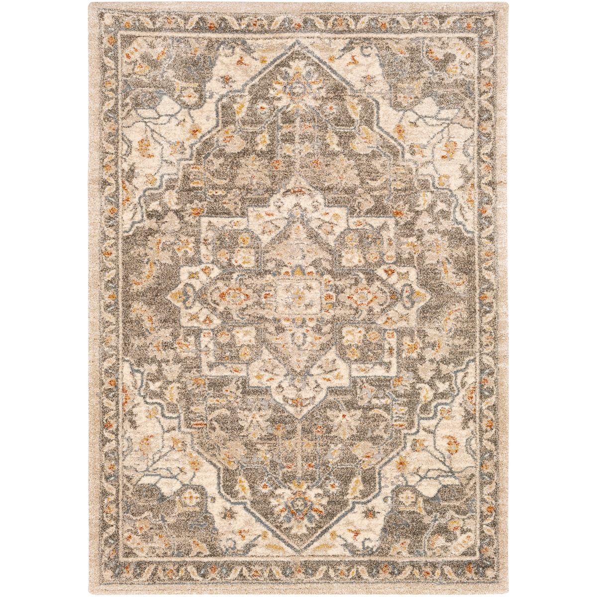 Darwin 36 X 24 inch Dark Brown Rug, Rectangle