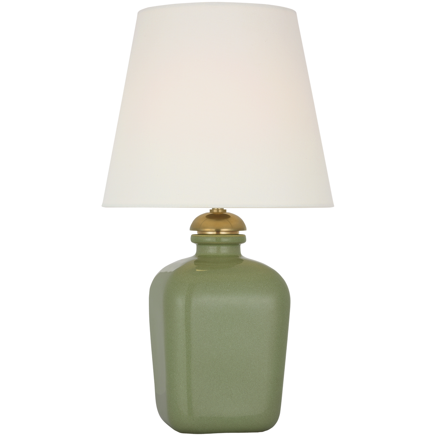 Thomas O'Brien Josy 17 inch 1.7 watt Silk Green Cordless Table Lamp Portable Light