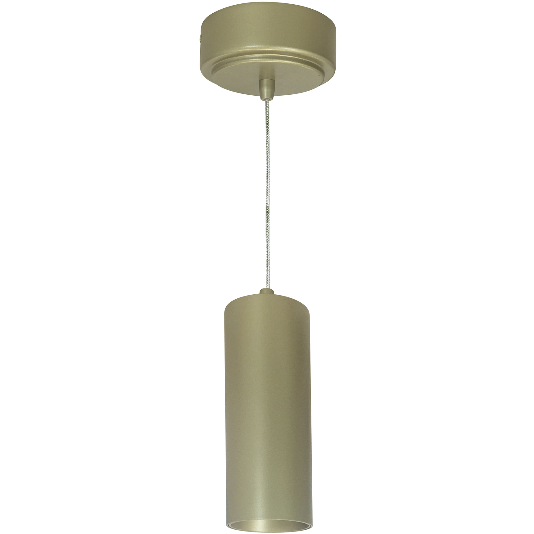 iLENE Champagne Haze Cable Mount Mini Cylinder Ceiling Light
