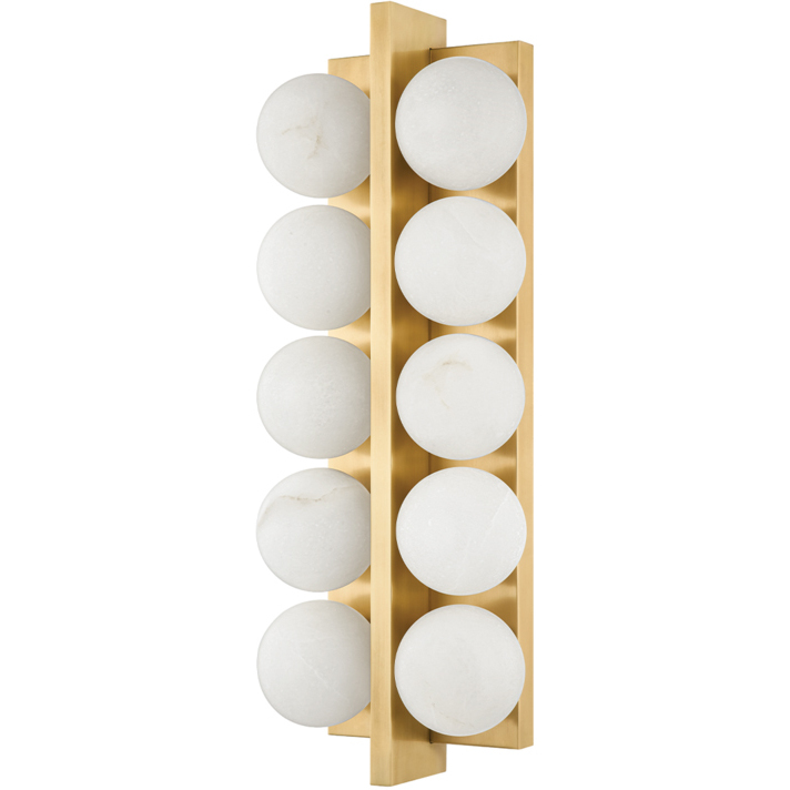 Emille 10 Light 6.75 inch Vintage Brass ADA Wall Sconce Wall Light