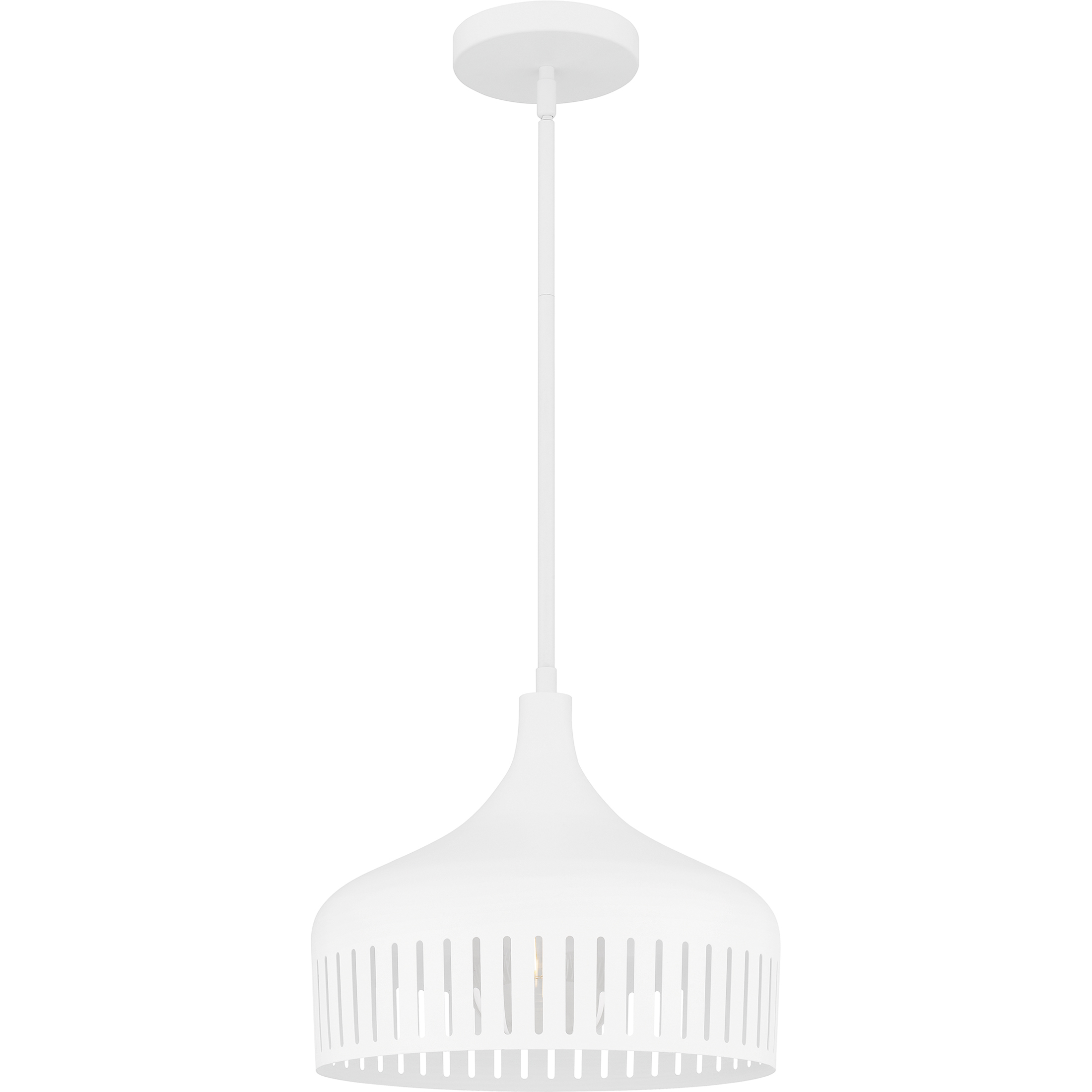 Keagan 1 Light 14 inch Matte White Pendant Ceiling Light