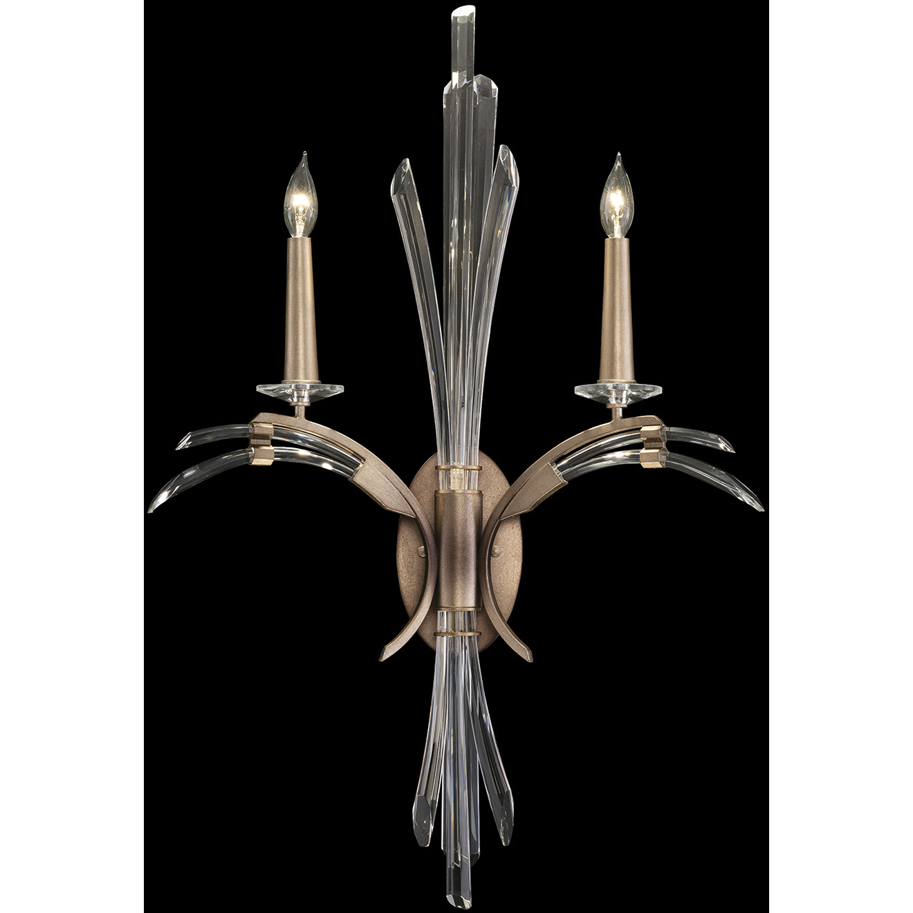 Trevi 2 Light 21.5 inch Bronze Sconce Wall Light