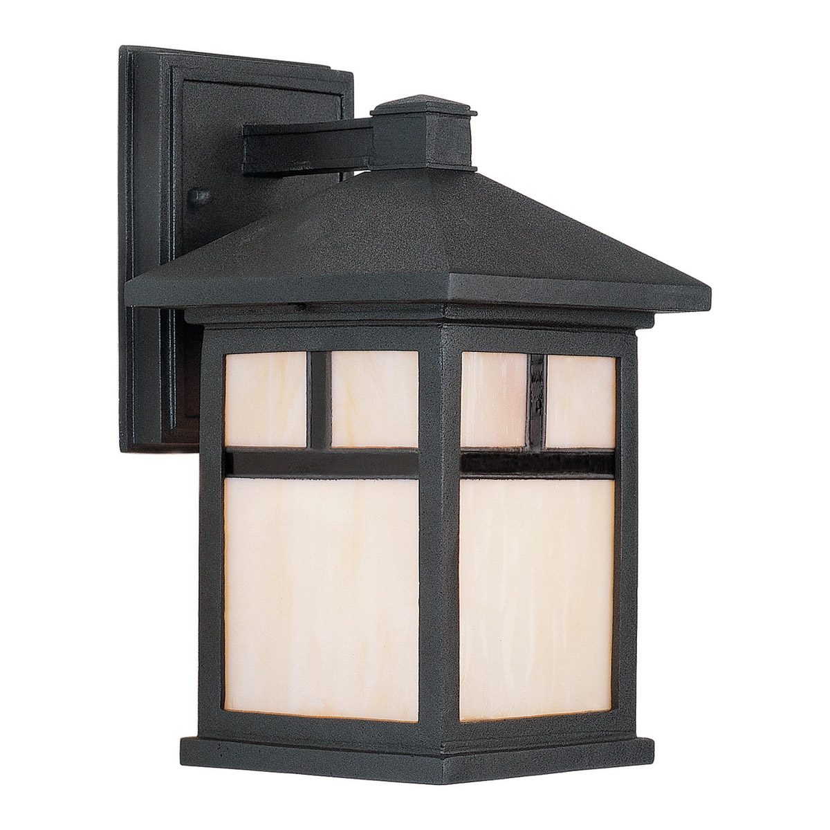 Signature 1 Light 11 inch Black Outdoor Wall Light