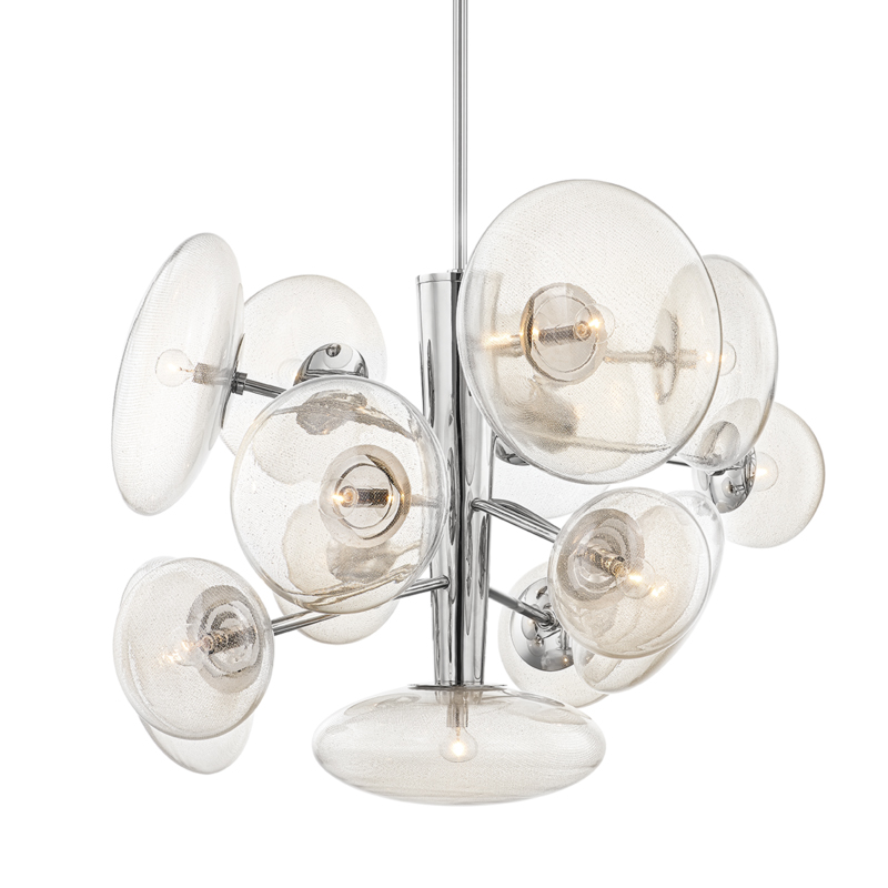 Opera 14 Light 55 inch Polished Nickel Pendant Ceiling Light