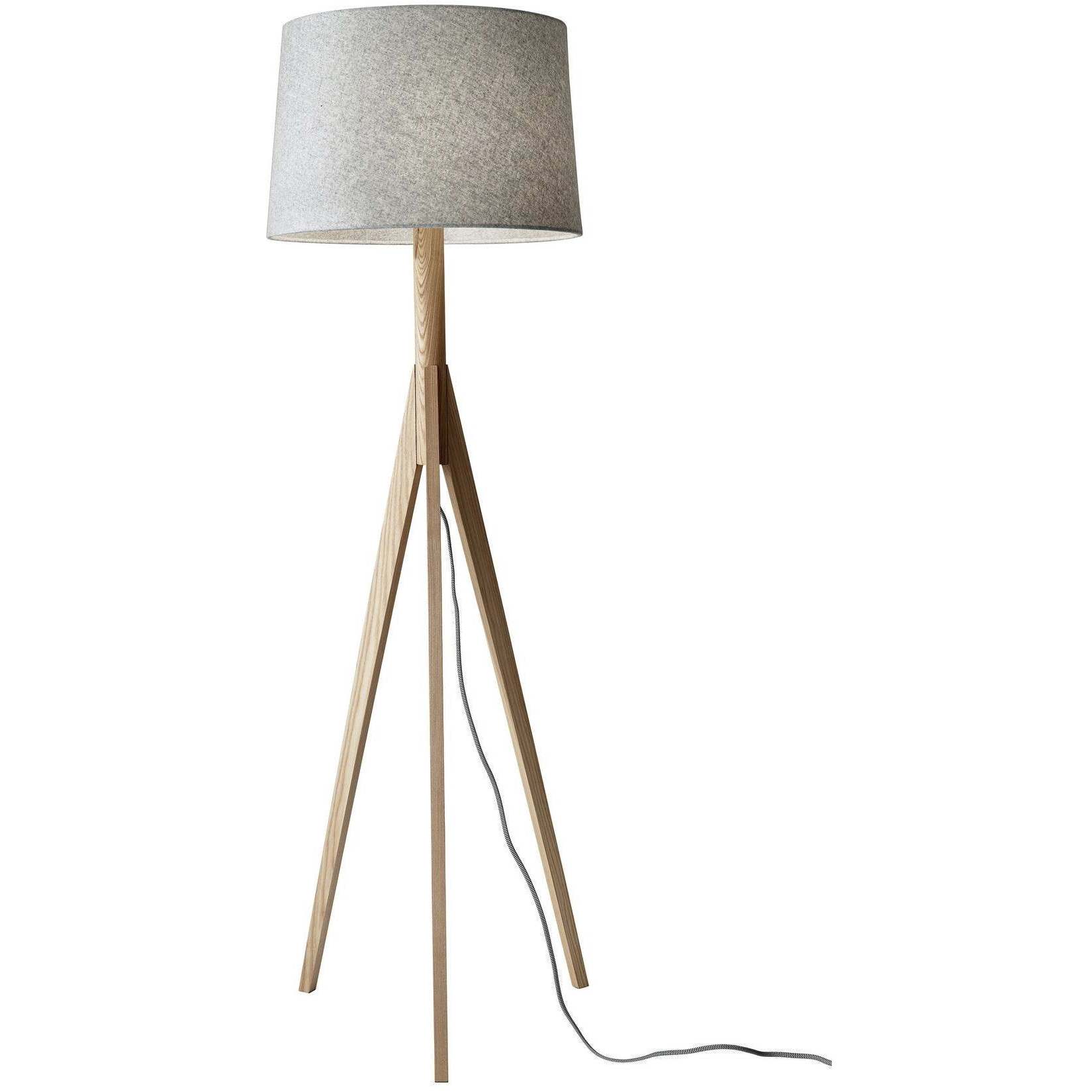 Eden 59 inch 150.00 watt Floor Lamp Portable Light in Natural