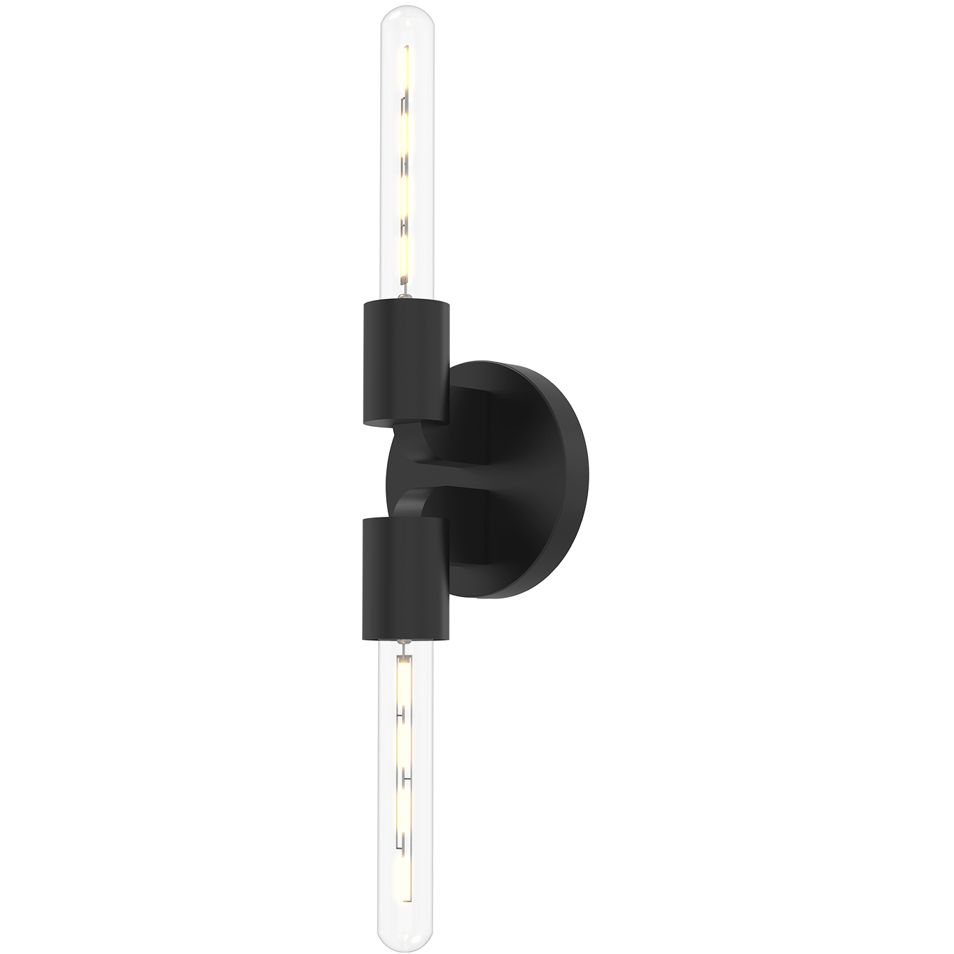 Alora Mood Claire 2 Light 5 inch Matte Black Wall/Vanity Light Wall Light