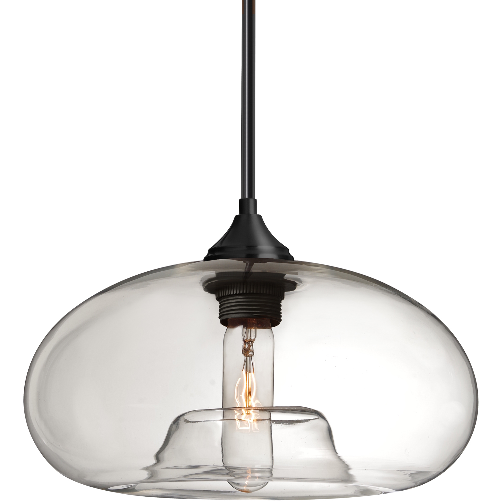 Bana 1 Light Black Cord Pendant Ceiling Light