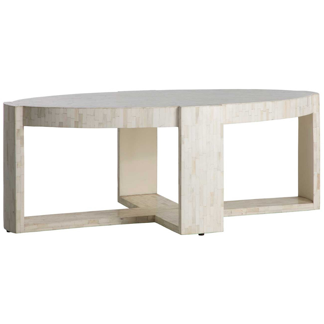 Kenzie 48.5 X 29 inch Bone Ivory Coffee Table