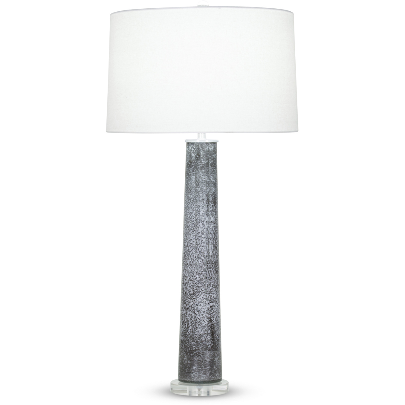 Othello 36.75 inch 150.00 watt Black And White Table Lamp Portable Light