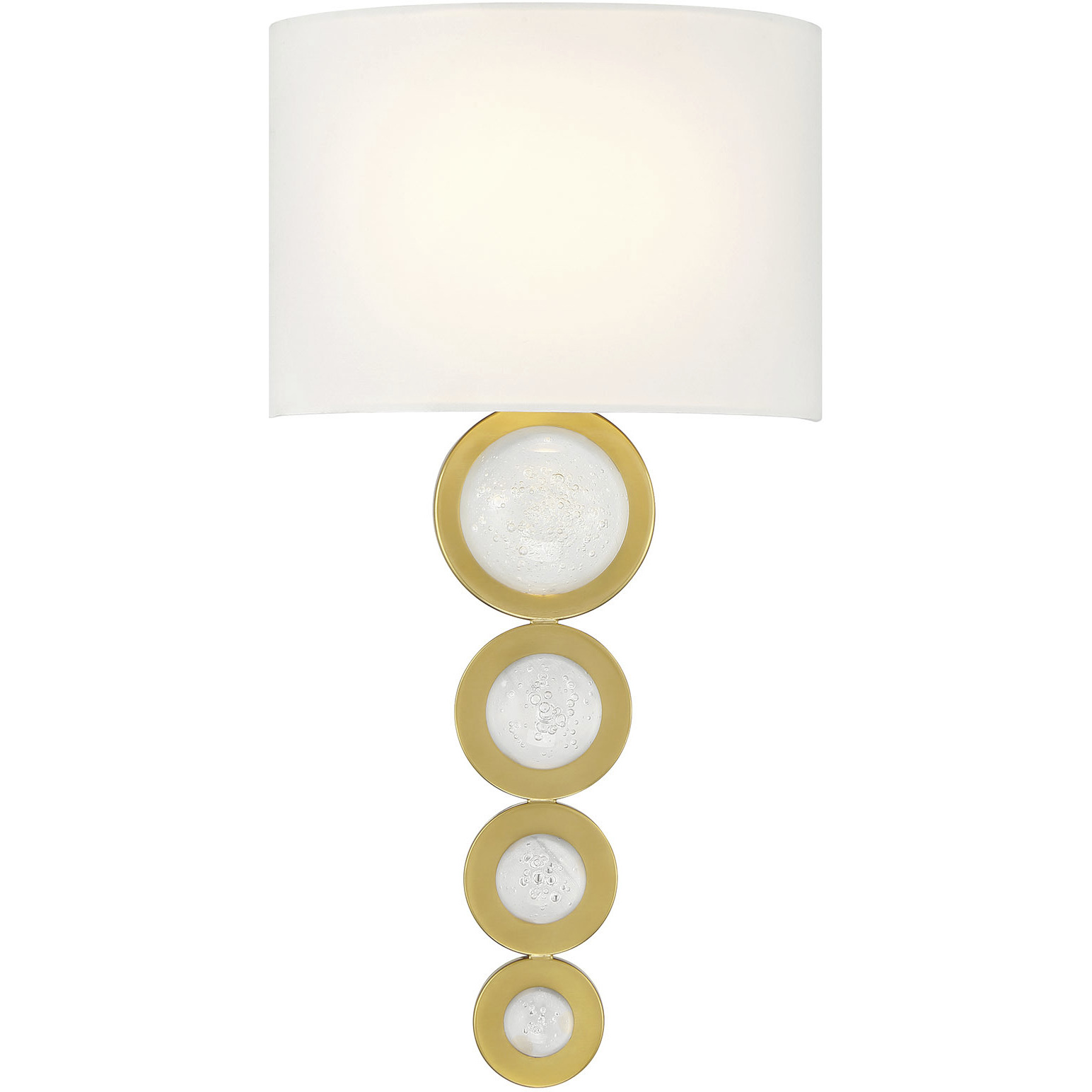 Marseille Wall Sconce Wall Light in Warm Brass