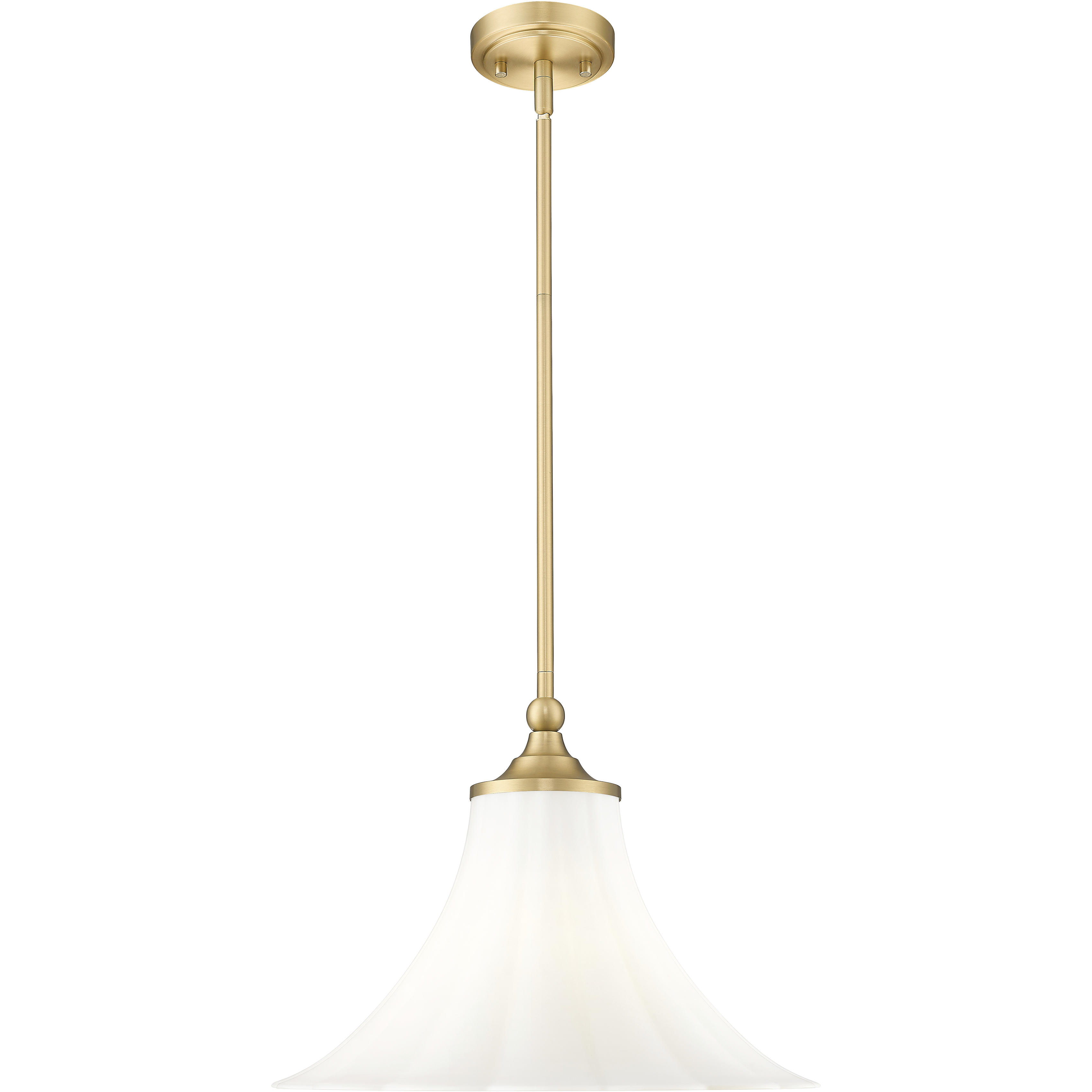 Fleur 1 Light 16 inch Modern Gold Pendant Ceiling Light