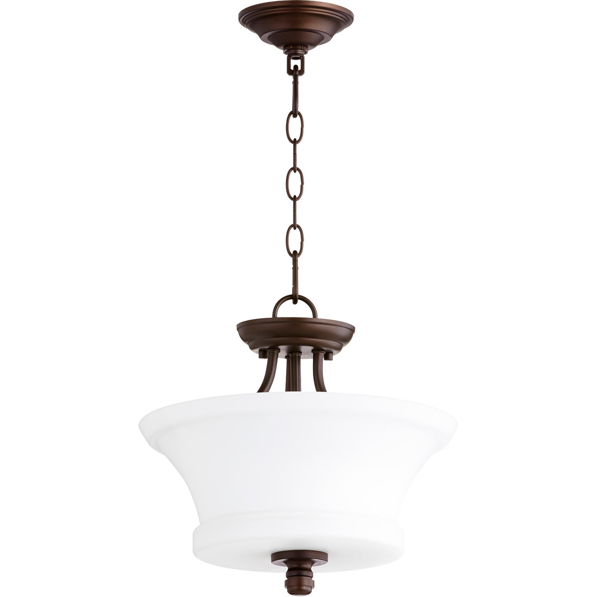 Rossington 2 Light 13 inch Oiled Bronze Dual Mount Ceiling Light
