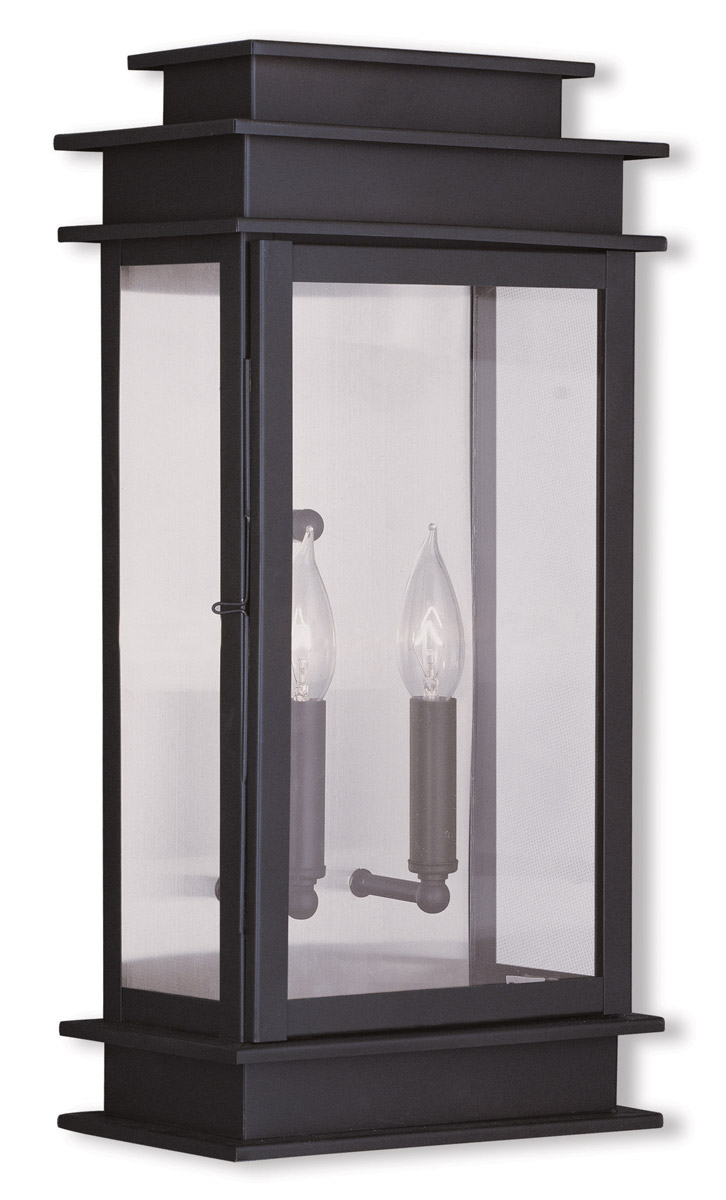Princeton 2 Light 19 inch Bronze Outdoor Wall Lantern