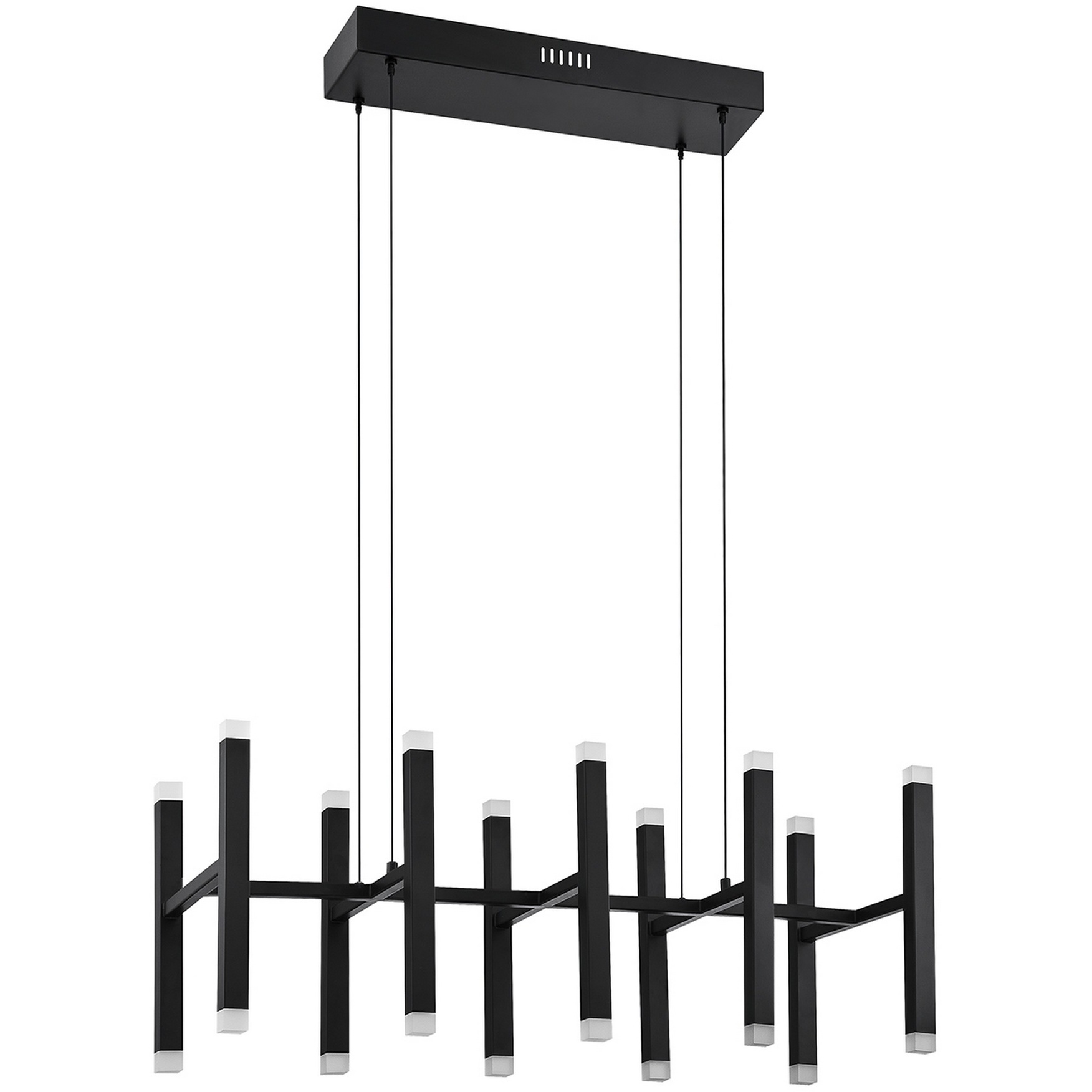 Verticals LED 30 inch Black Pendant Ceiling Light in 20
