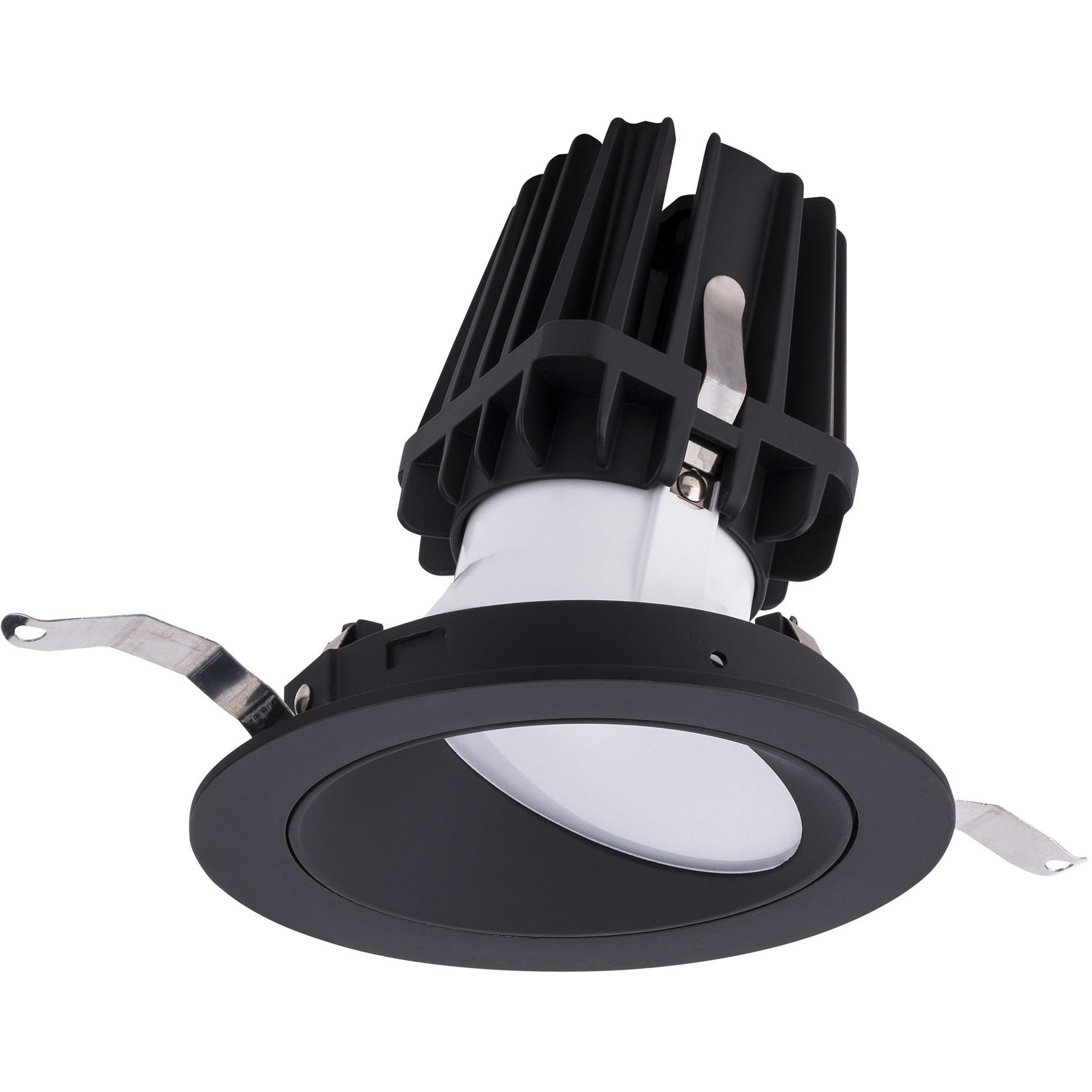 FQ Integrated LED Black Recessed Trim in 4000K, 4in. LED