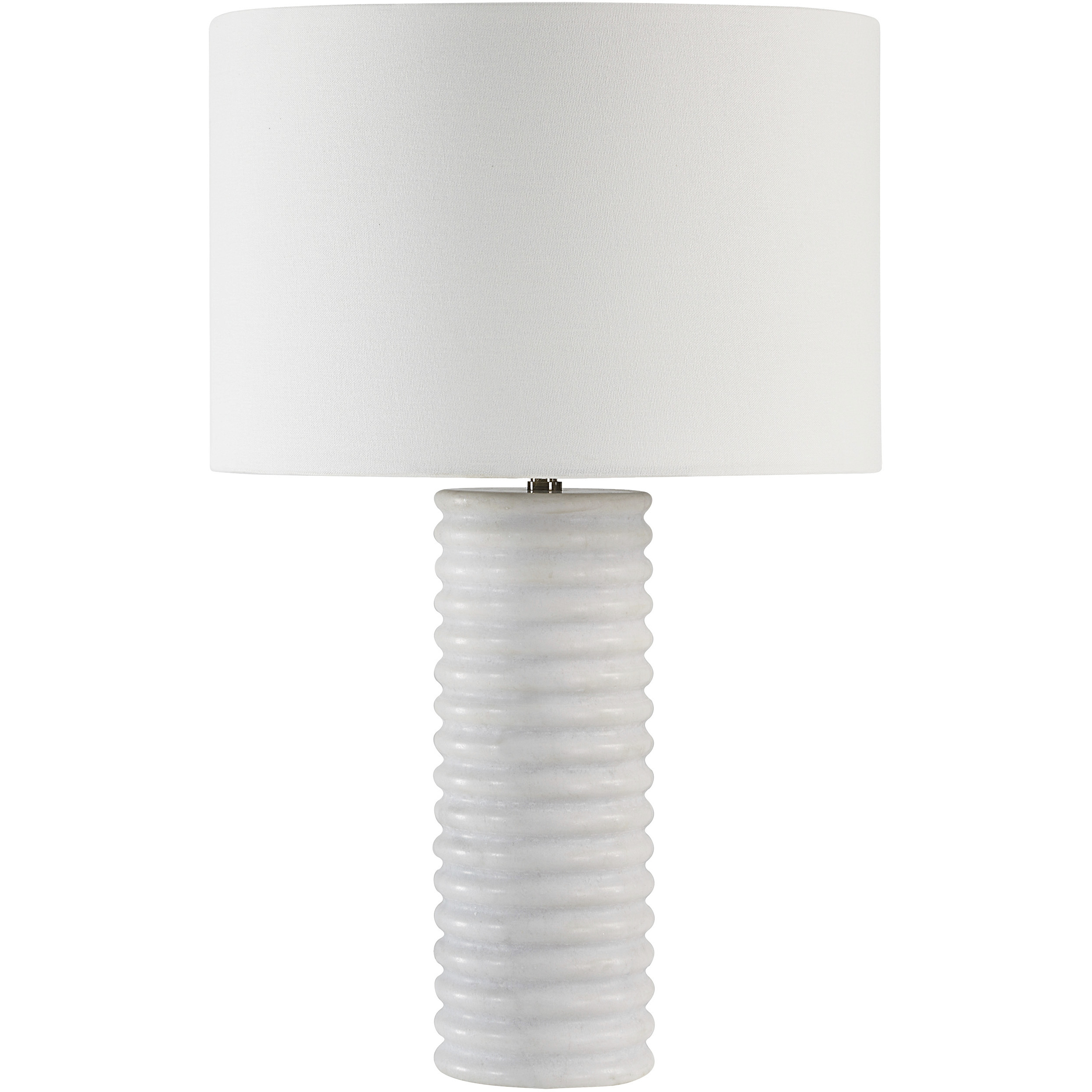 Alloro 24 inch 100.00 watt White Table Lamp Portable Light