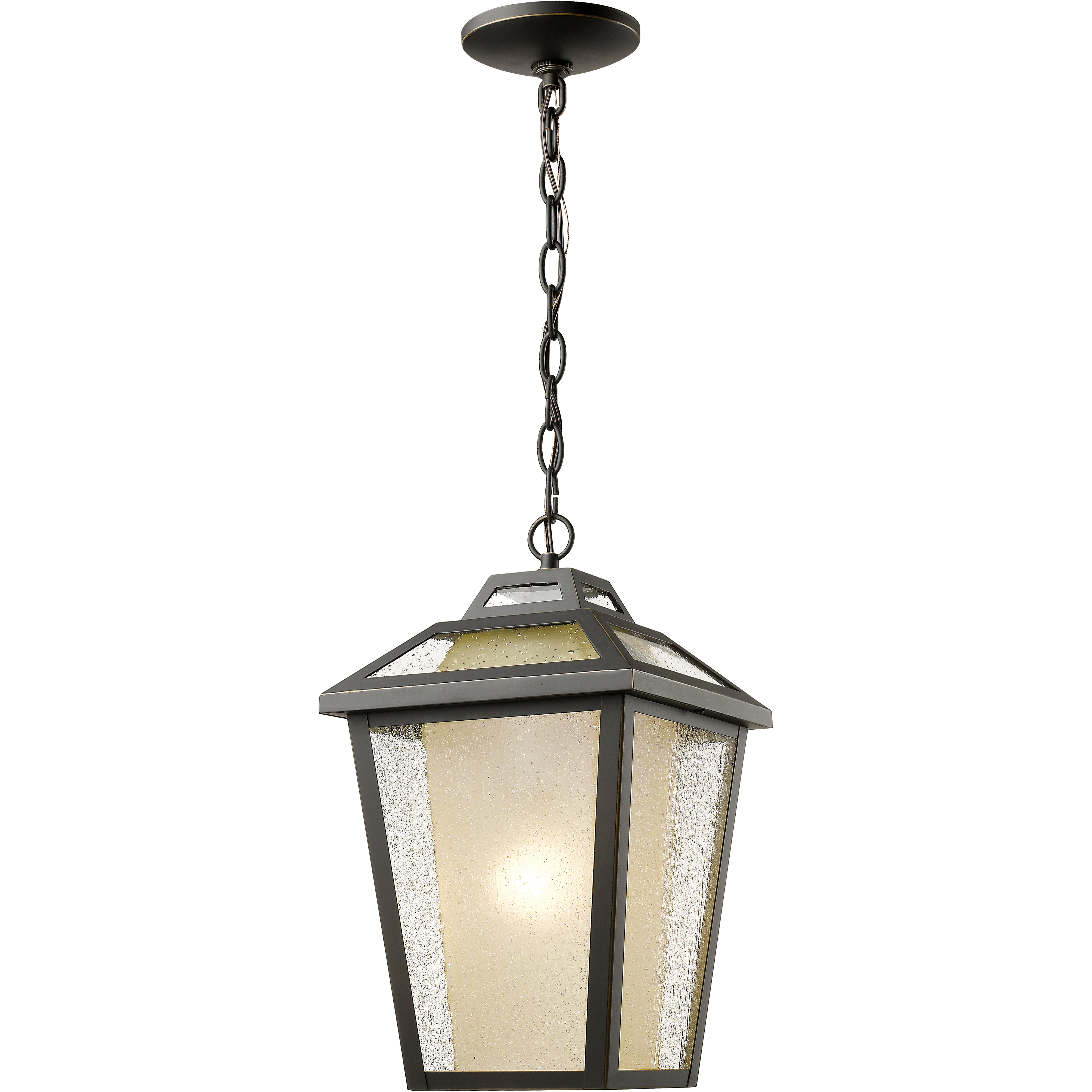 Memphis Outdoor 1 Light 9 inch Oil Rubbed Bronze Outdoor Chain Mount Ceiling Fixture