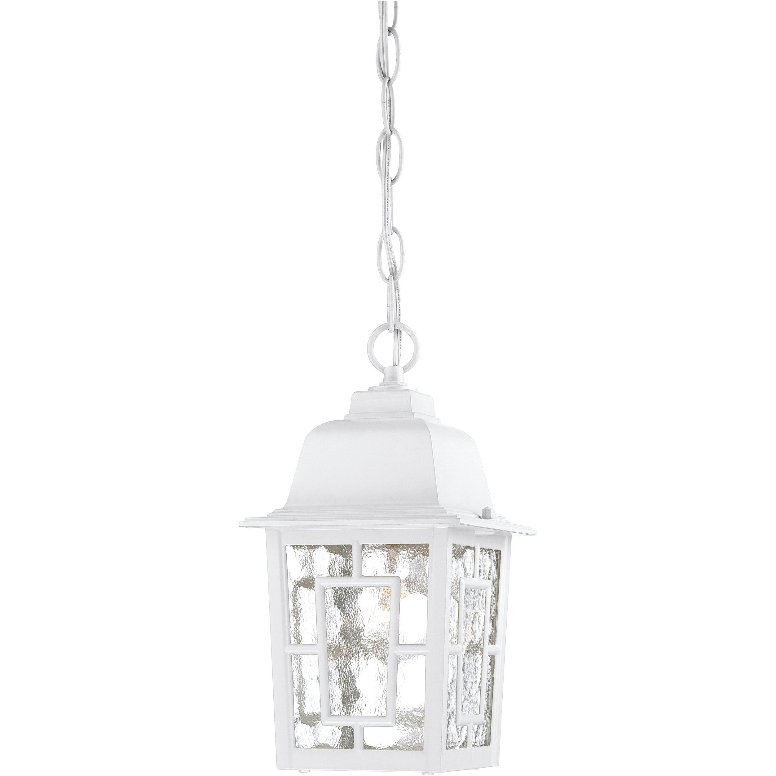 Banyan 1 Light 6.13 inch White Outdoor Hanging Lantern