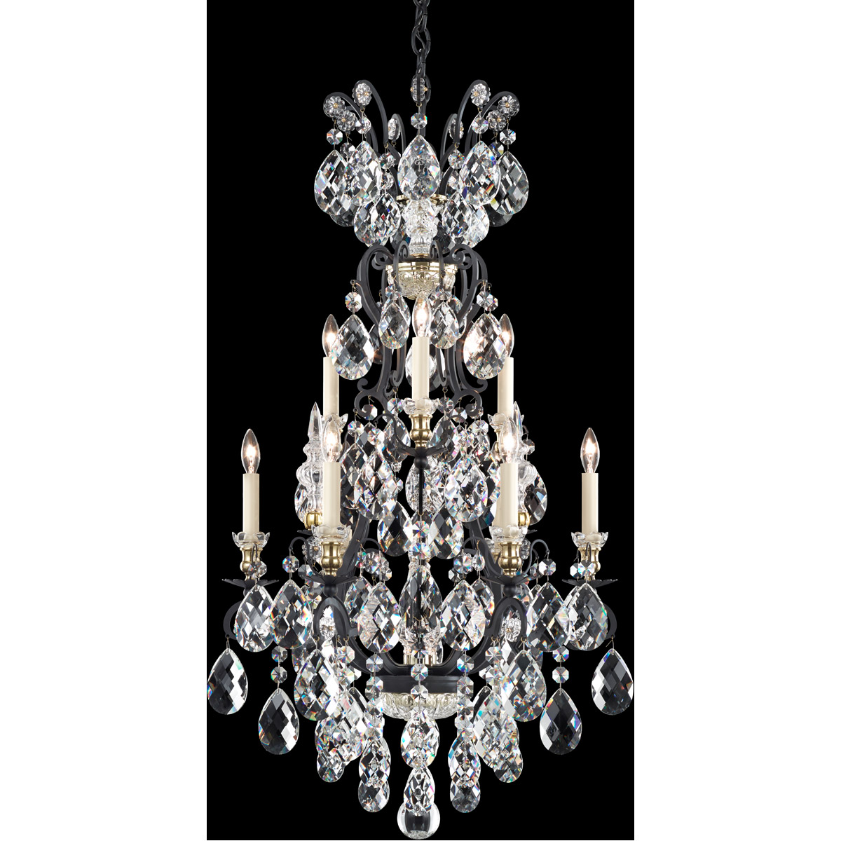 Renaissance 10 Light 21 inch Heirloom Bronze Chandelier Ceiling Light in Heritage