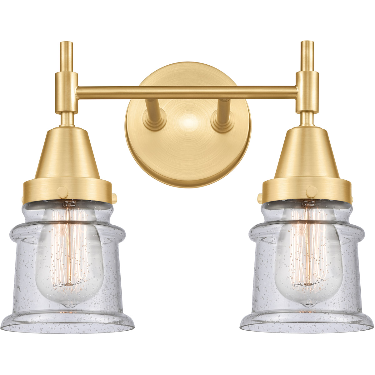 Caden LED 14 inch Satin Gold Bath Vanity Light Wall Light