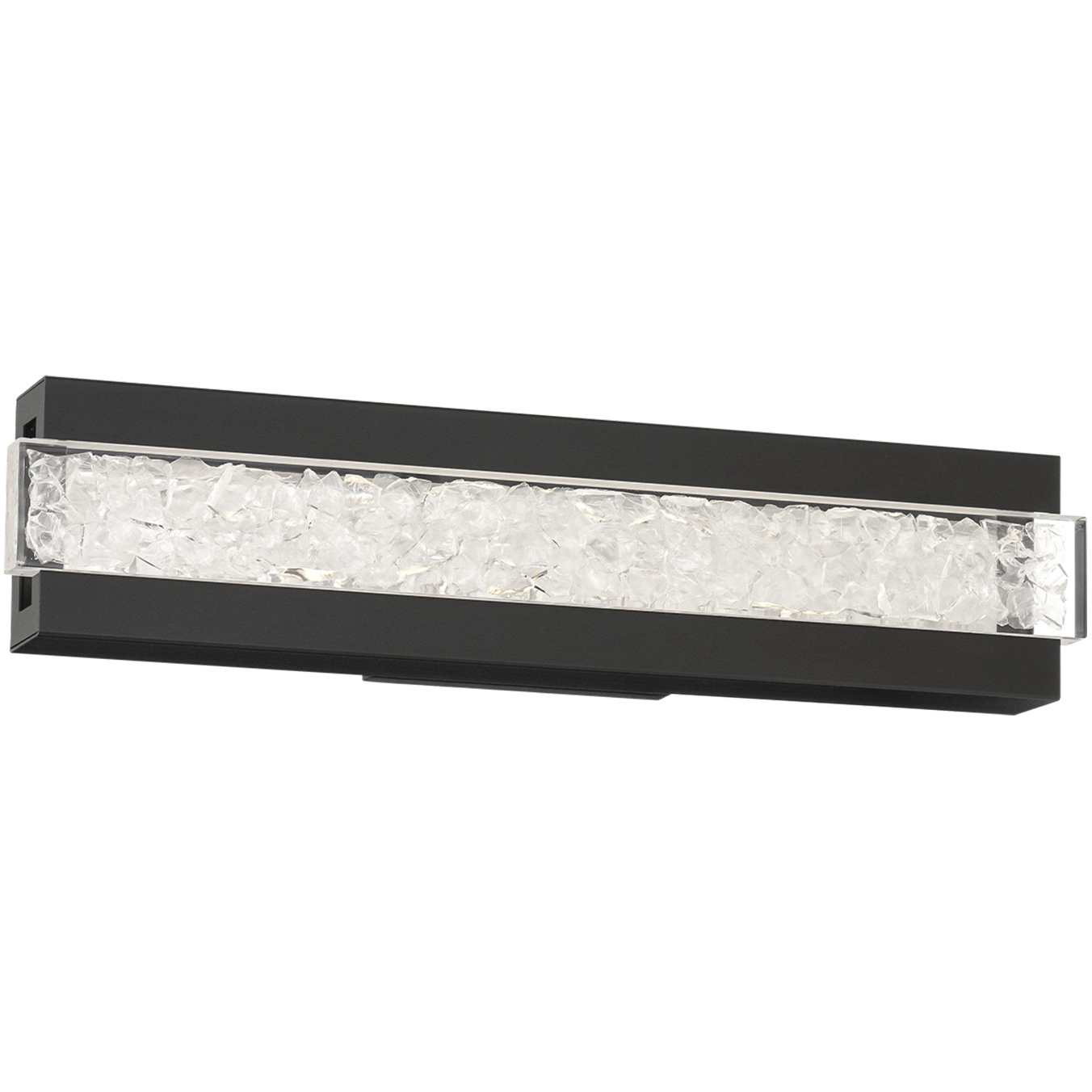 Posh 1 Light 21 inch Black Bath Vanity Light Wall Light