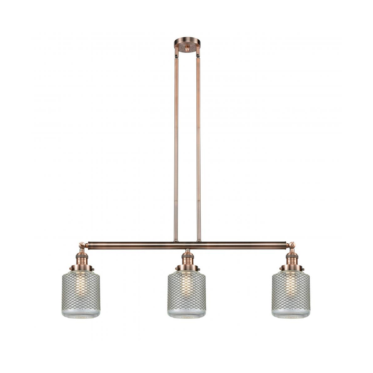 Franklin Restoration Stanton LED 39 inch Antique Copper Island Light Ceiling Light, Franklin Restoration