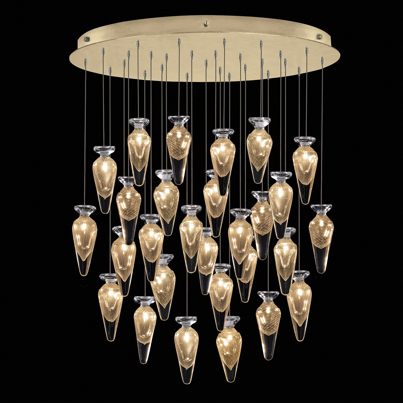 Essence 28 Light 32 inch Gold Pendant Ceiling Light