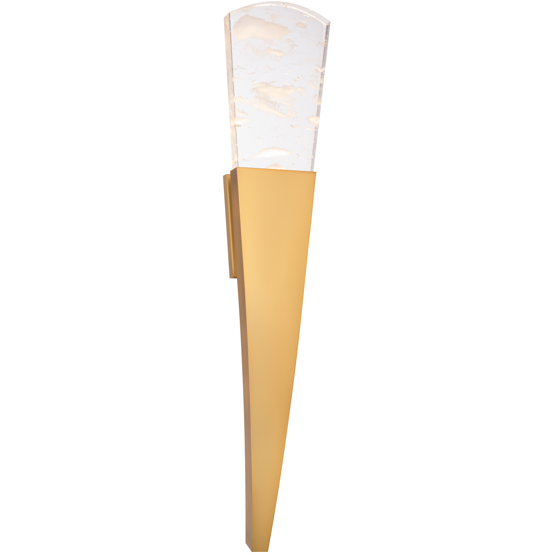 Signature Embrace LED 3.94 inch Aged Brass ADA Wall Sconce Wall Light, Schonbek Signature