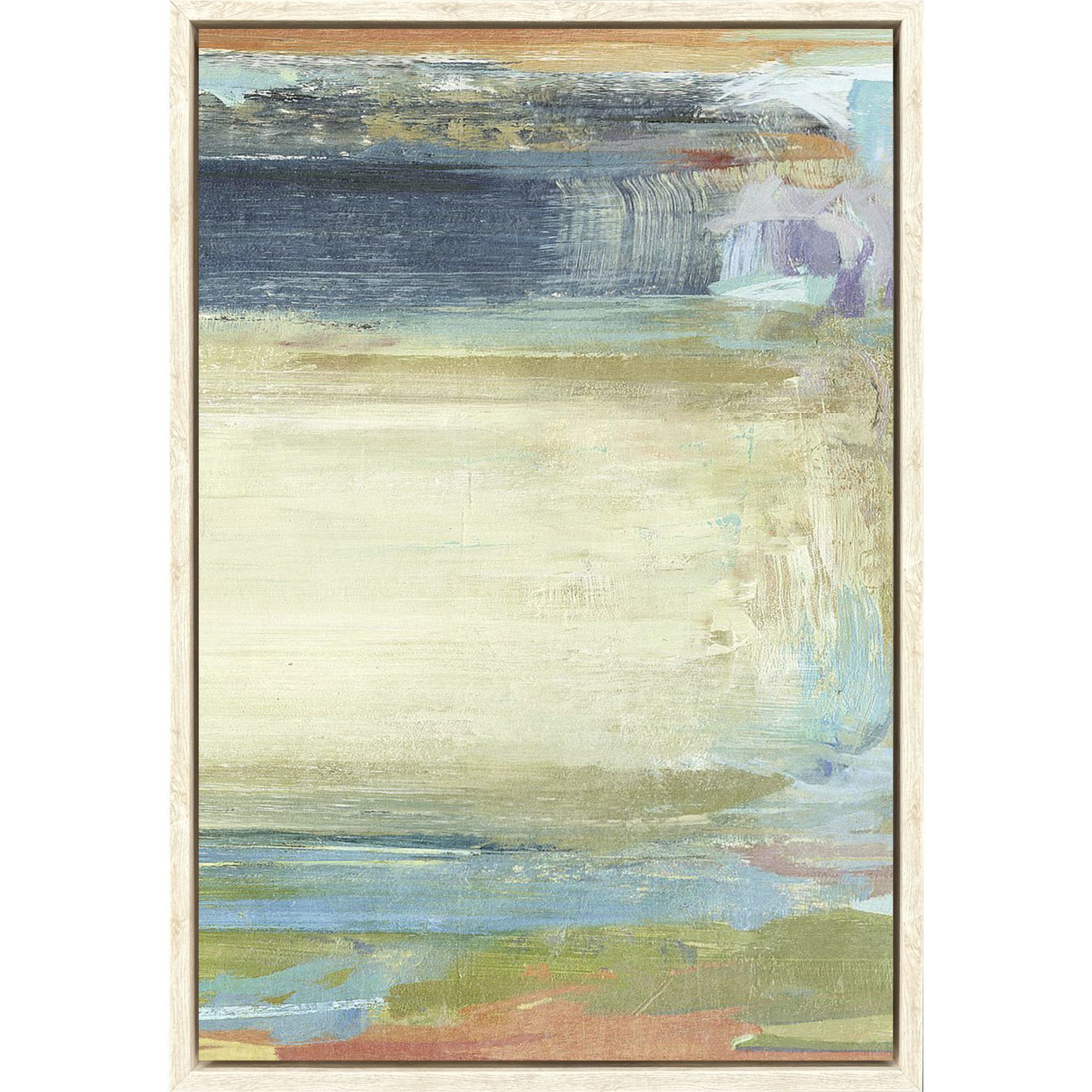 Green Mile Green and Blue and Orange and Multi Framed Art