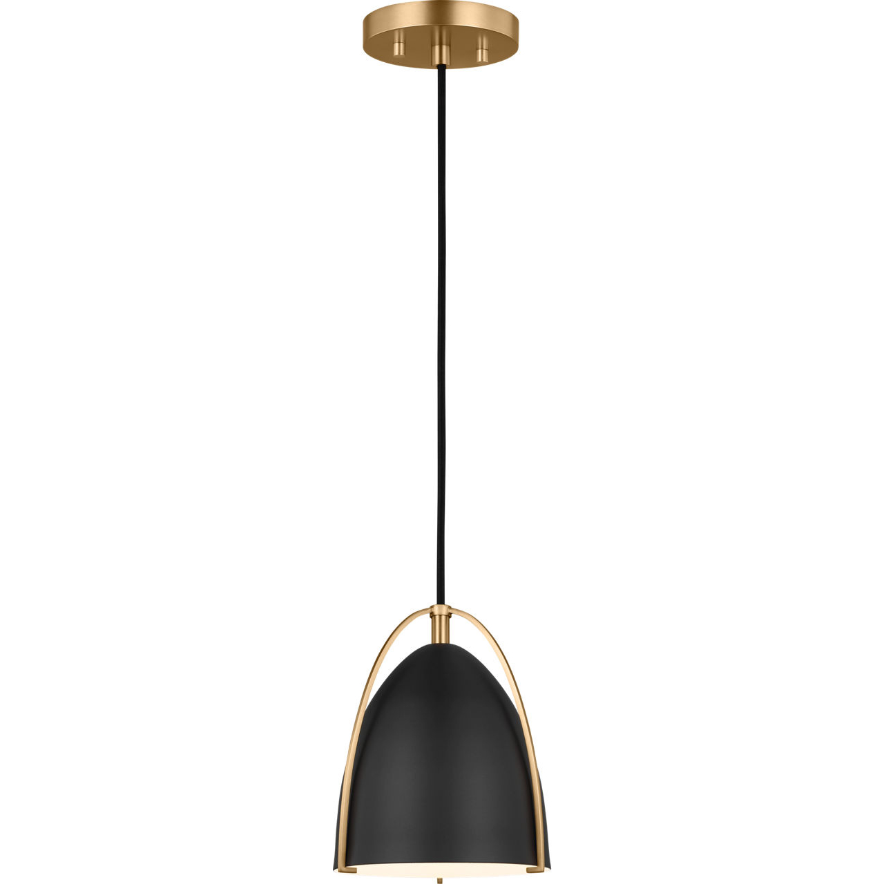 Sean Lavin Norman 1 Light 6.25 inch Satin Brass Pendant Ceiling Light