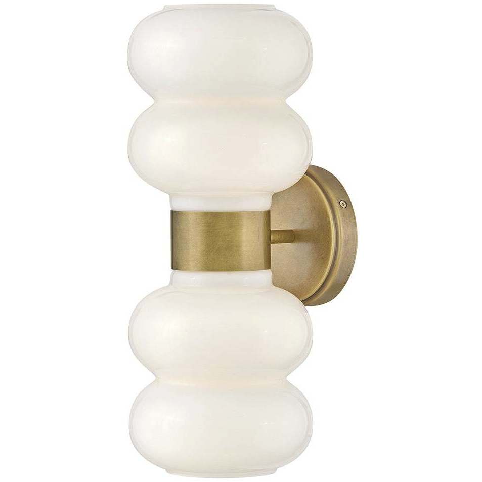 Nadia Sconce Wall Light in Lacquered Brass