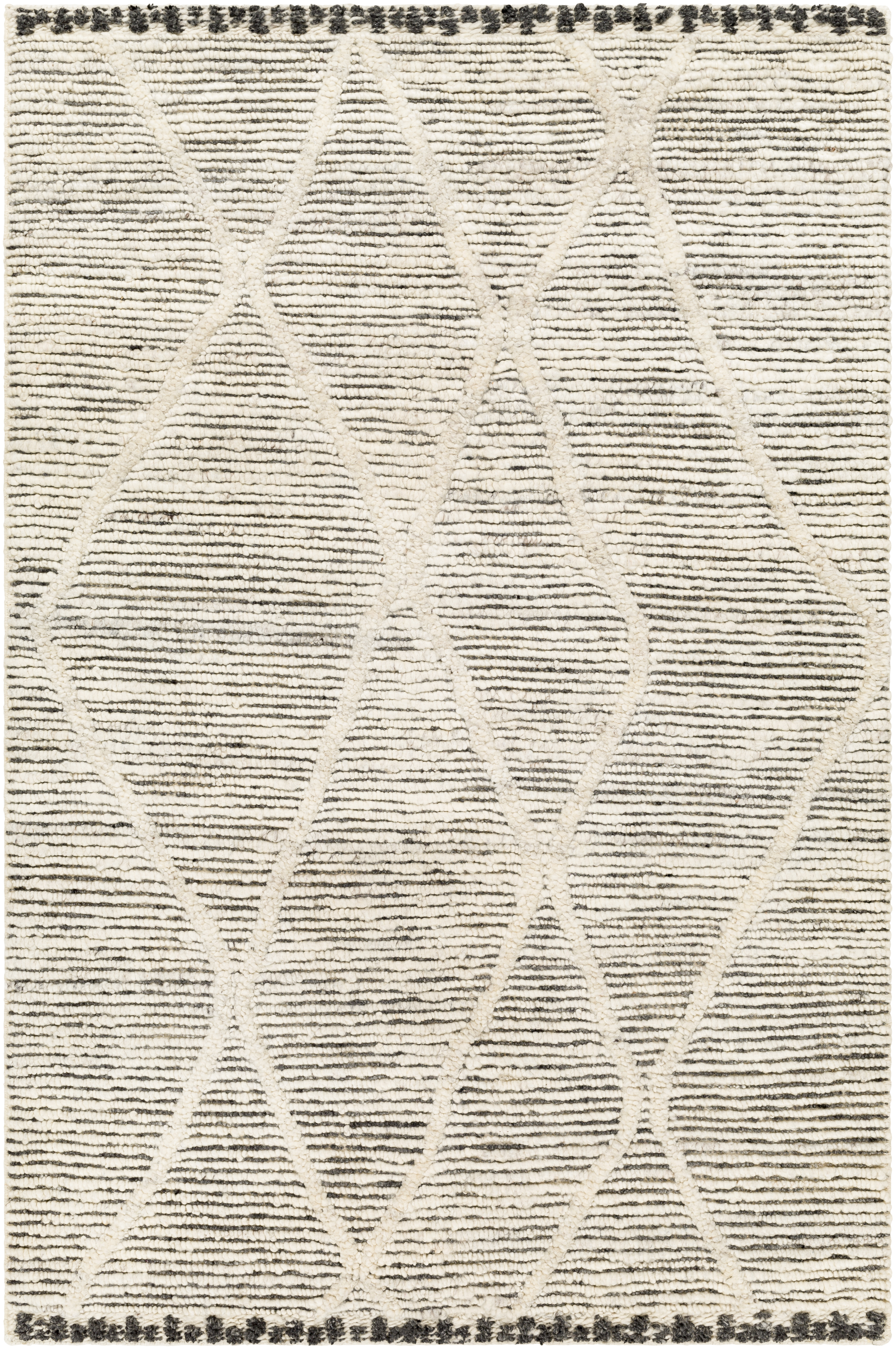 Manisa 120 X 96 inch Black Rug, Rectangle