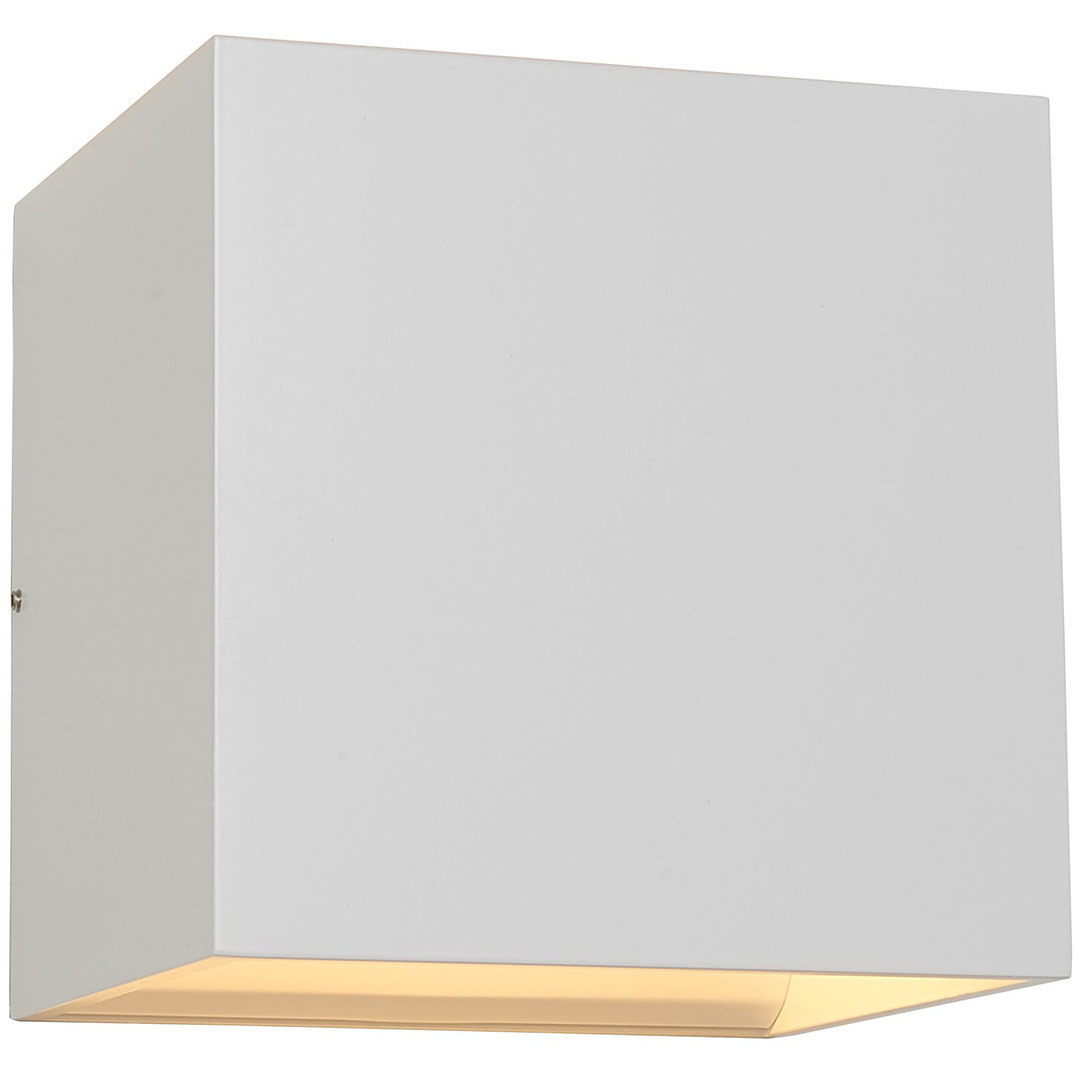 QB 1 Light 4.4 inch White ADA LED Wall Sconce Wall Light