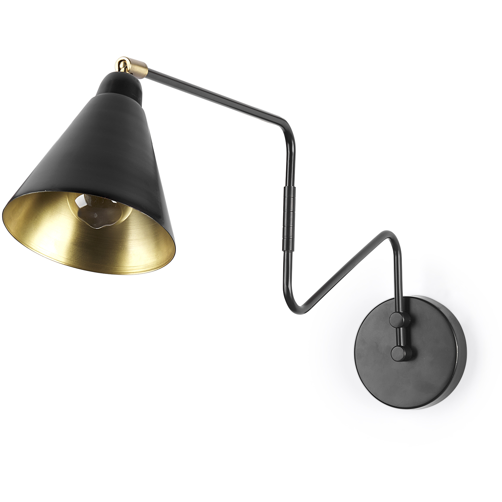 Cobalt 32 inch Black Wall Sconce Wall Light