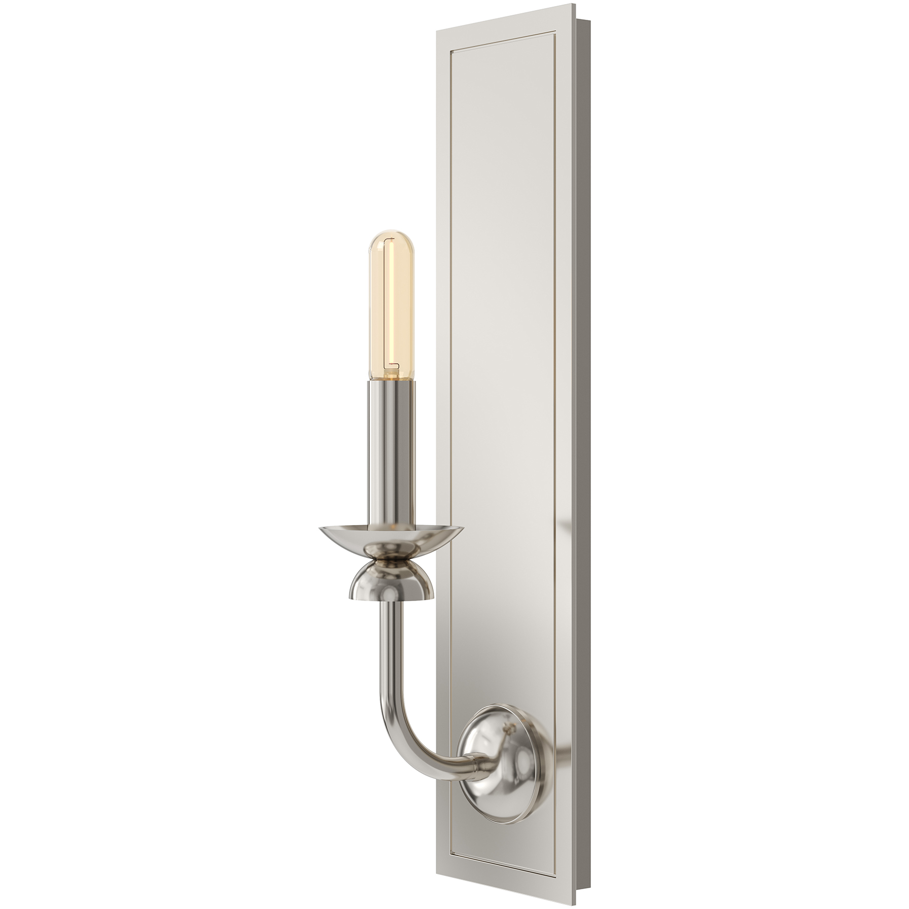 William 1 Light 4.5 inch Polished Nickel Wall Sconce Wall Light