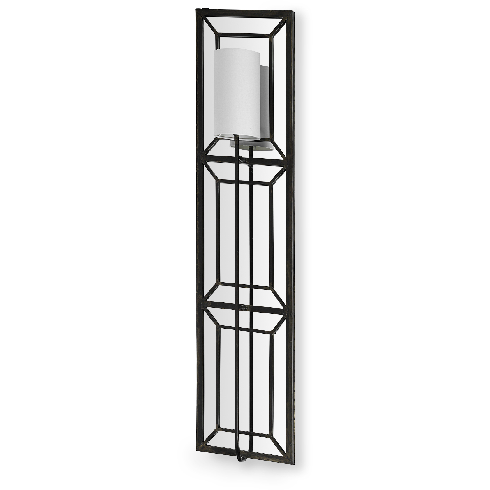 Noah 7 inch Black Wall Sconce Wall Light