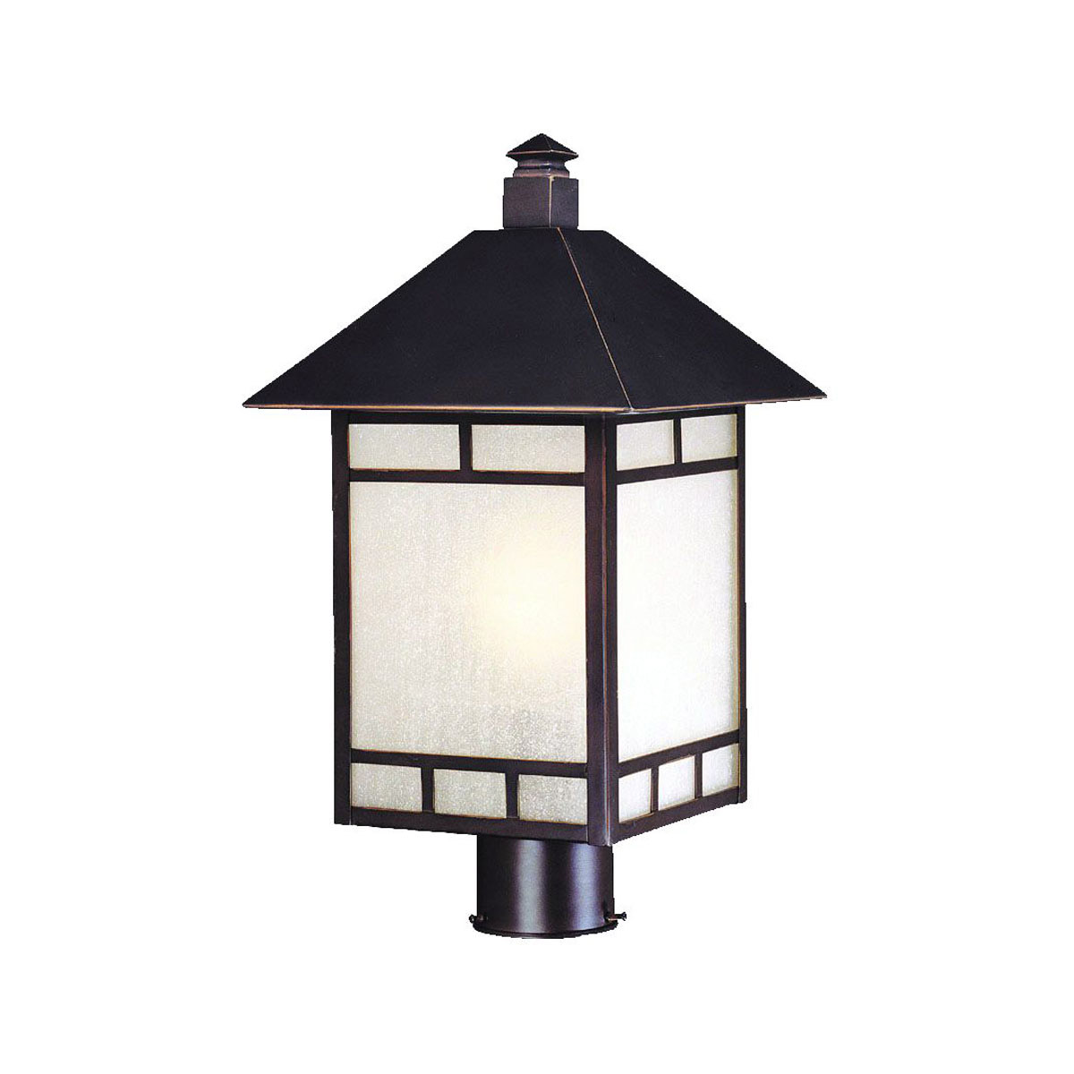 Artisan 1 Light 19 inch Architectural Exterior Post Mount Light