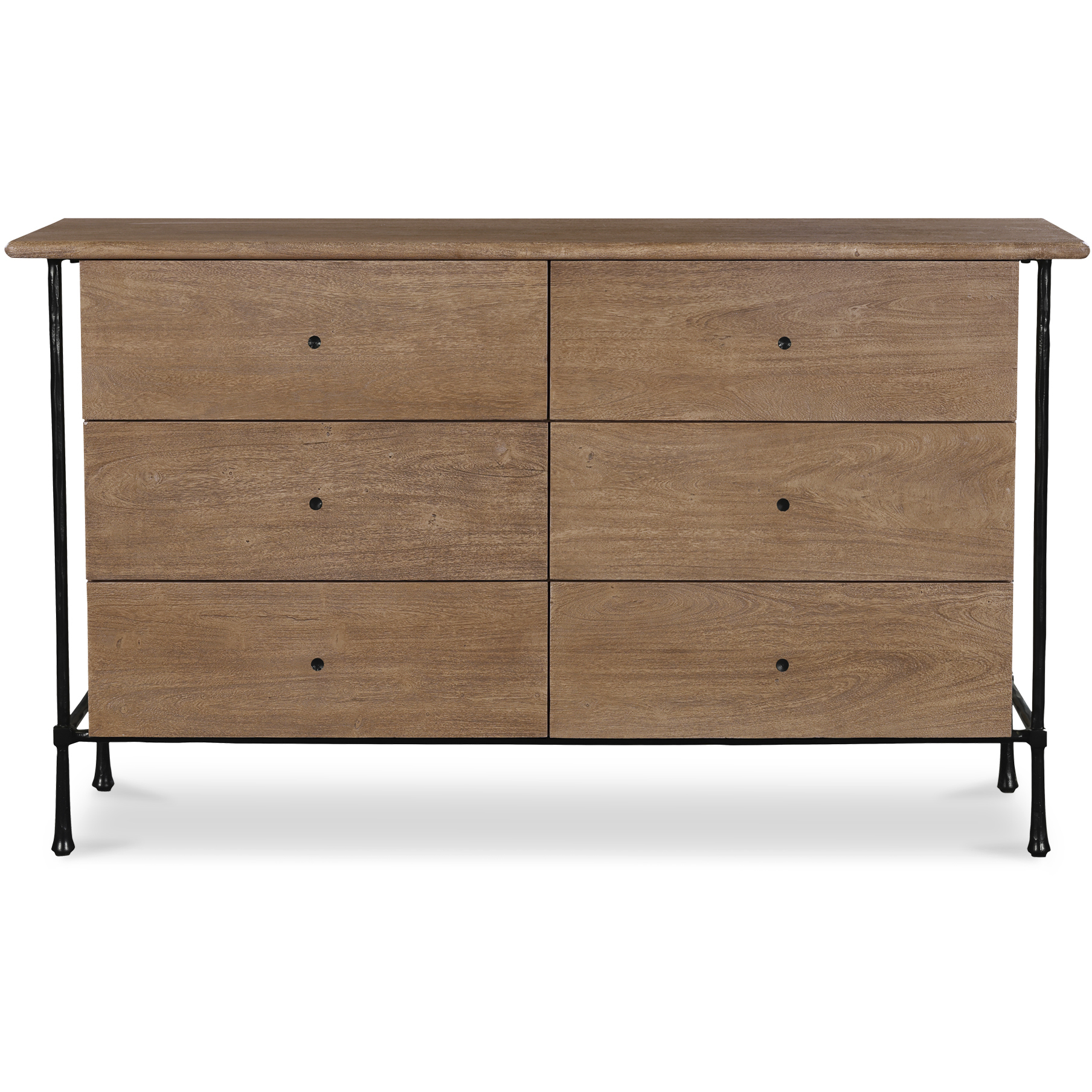 Rene Brown Dresser, 6 Drawer