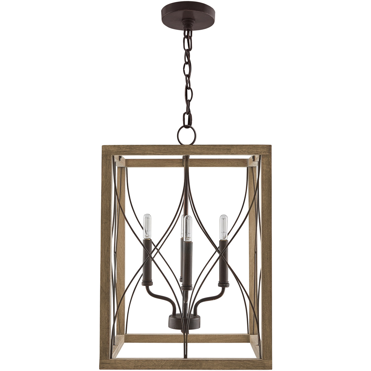 Tybee 4 Light 15 inch Nordic Grey Foyer Ceiling Light