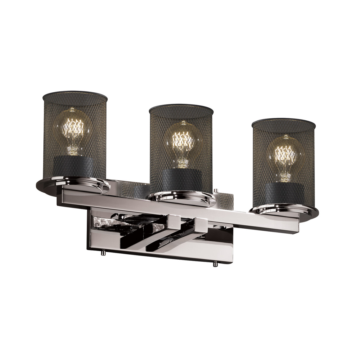 Dakota 3 Light 21 inch Dark Bronze Bath Light Wall Light