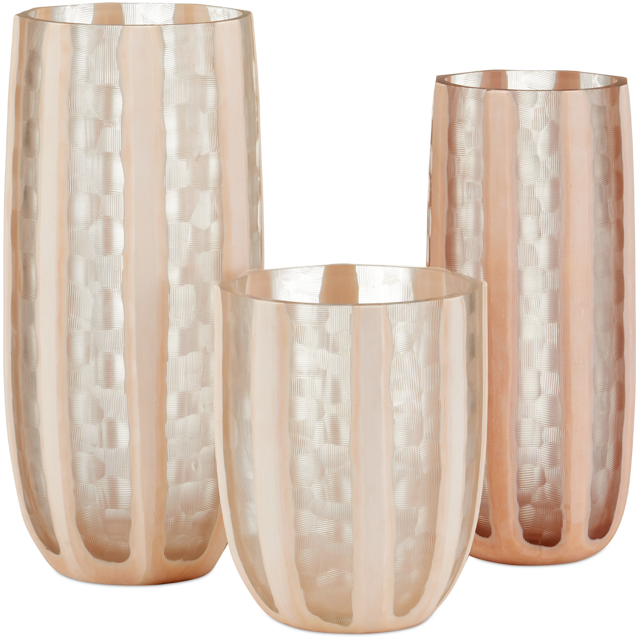 Merletto 7.75 X 6 inch Vases, Set of 3