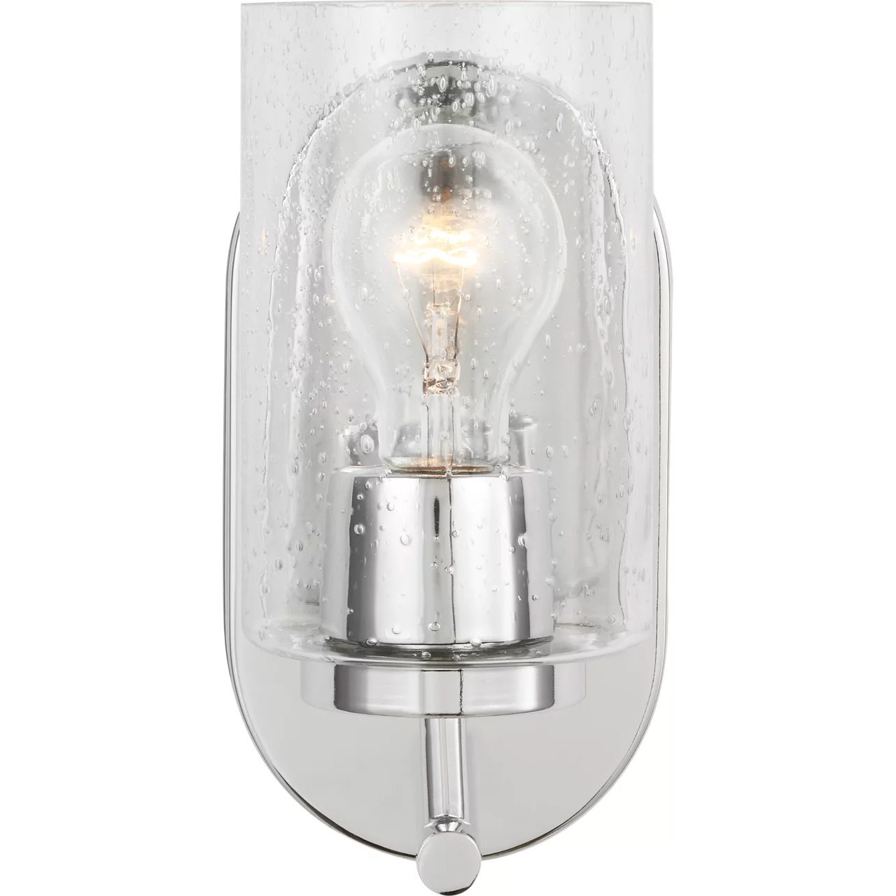 Oslo 1 Light 4.75 inch Chrome Wall Bath Fixture Wall Light