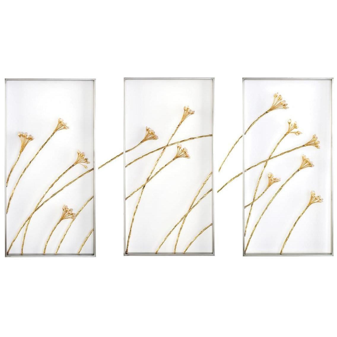 Windswept Triptych Wall Panels, Set of 3
