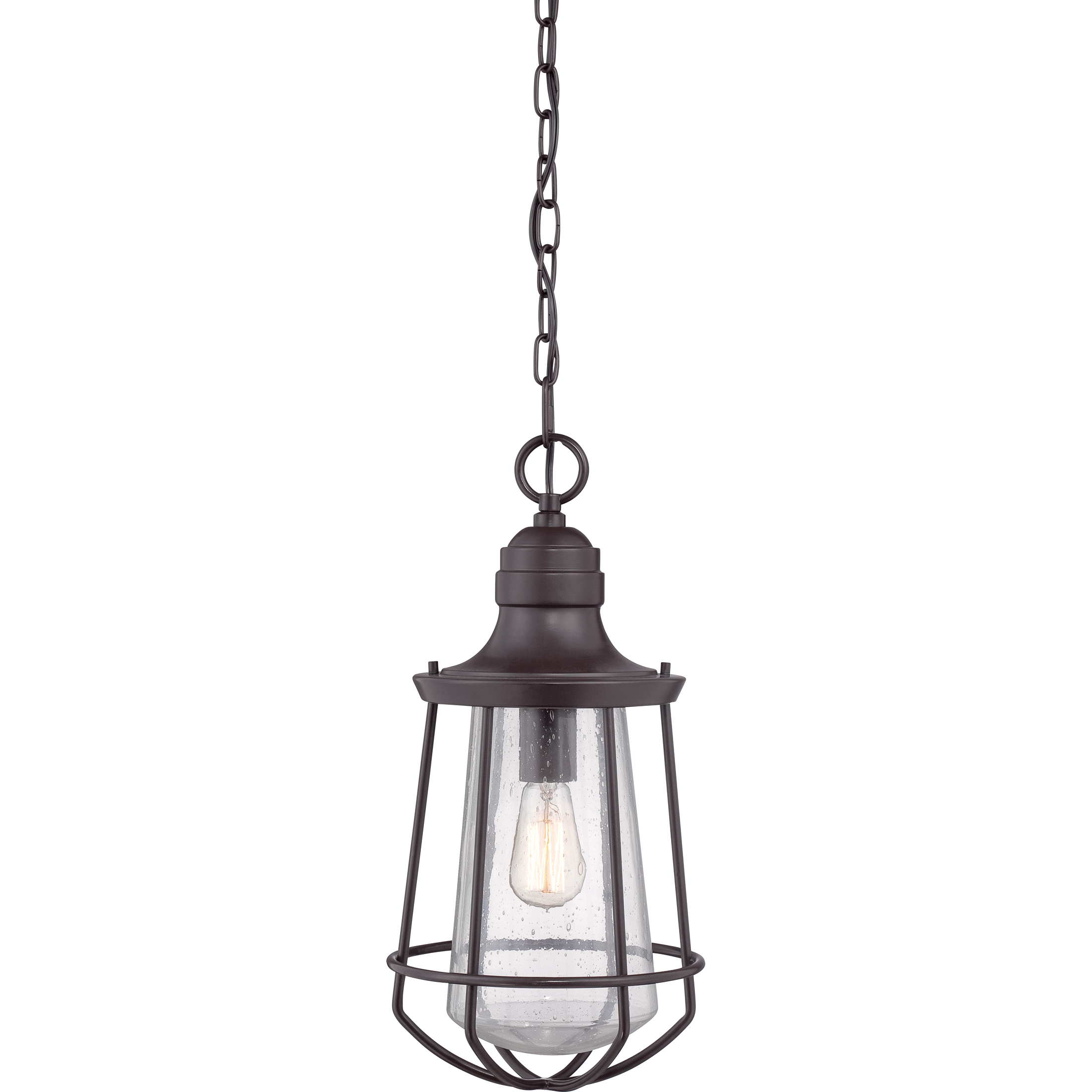 Marine 1 Light 10 inch Western Bronze Mini Pendant Ceiling Light, Small