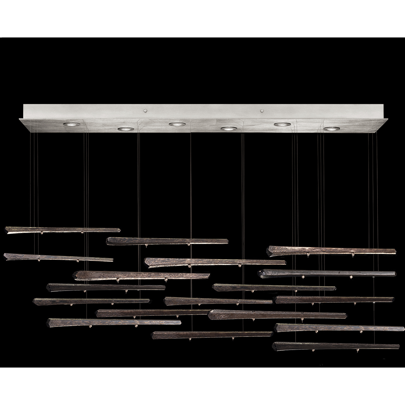 Elevate LED 59 inch Silver Pendant Ceiling Light