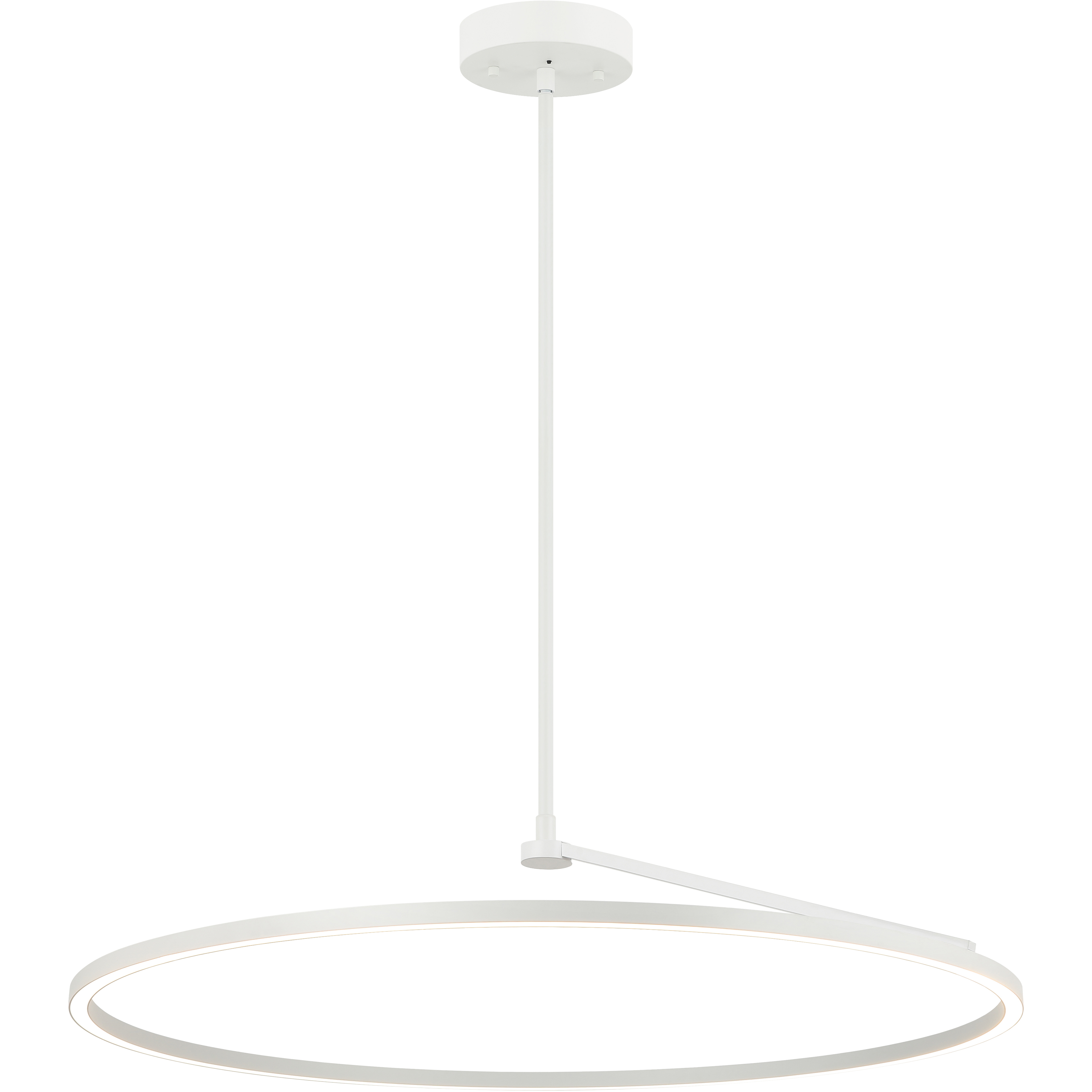 The Trundle LED 39.38 inch White Pendant Ceiling Light