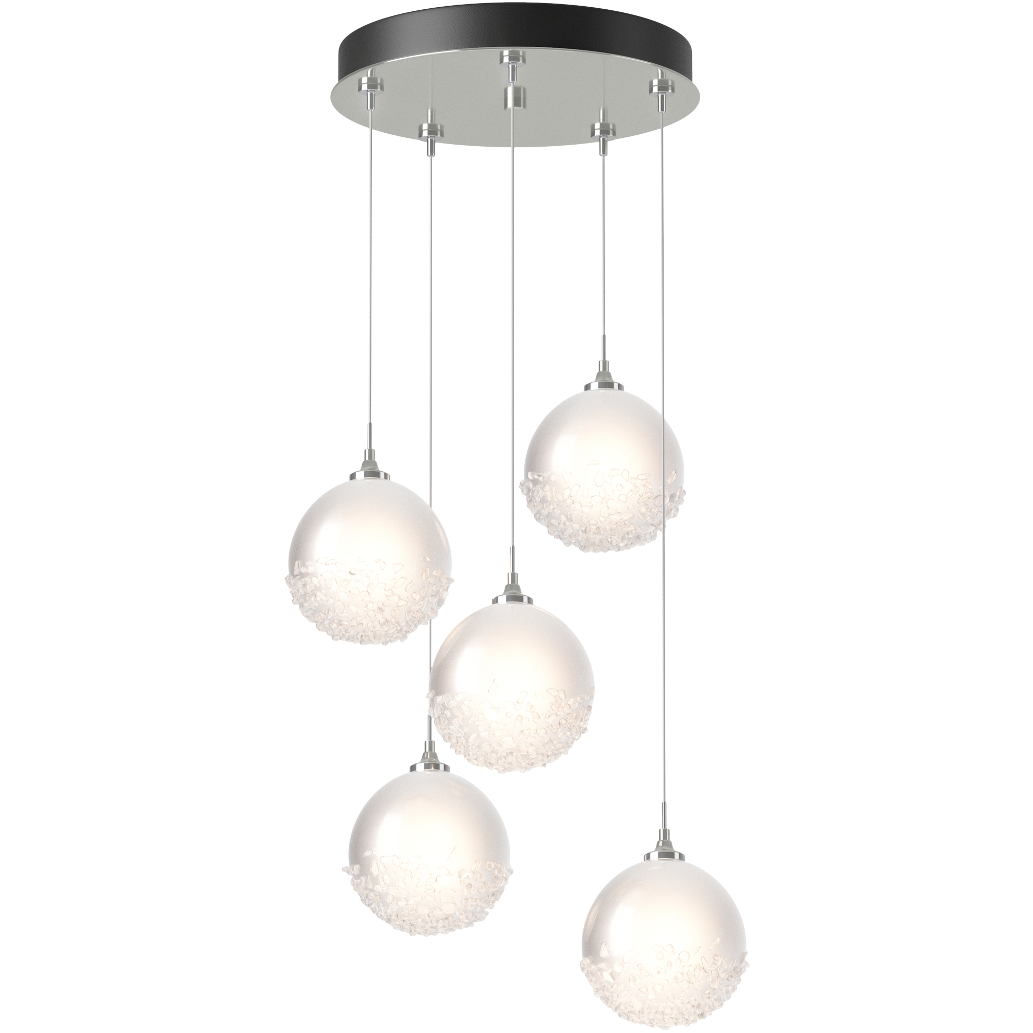 Fritz 5 Light 15.4 inch Sterling Pendant Ceiling Light, Long